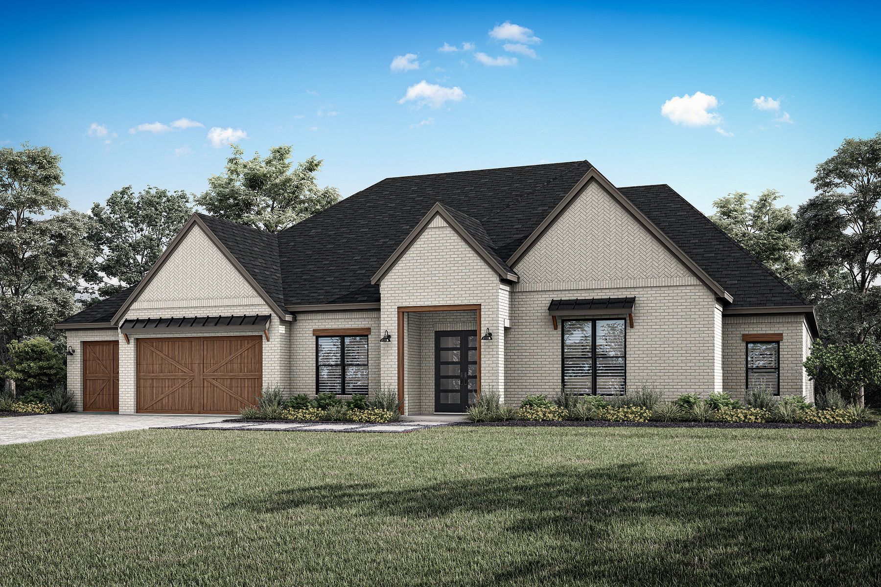The Aaron is a wonderful one story floor plan.