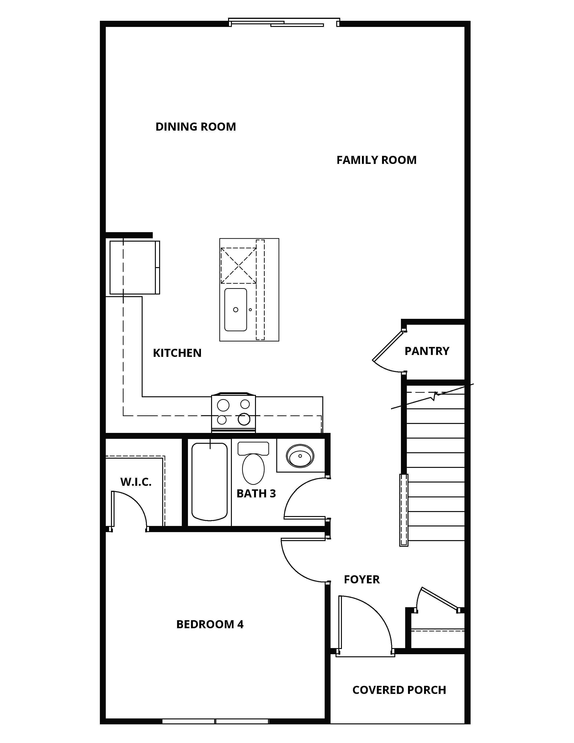 1st floor of the Cedar