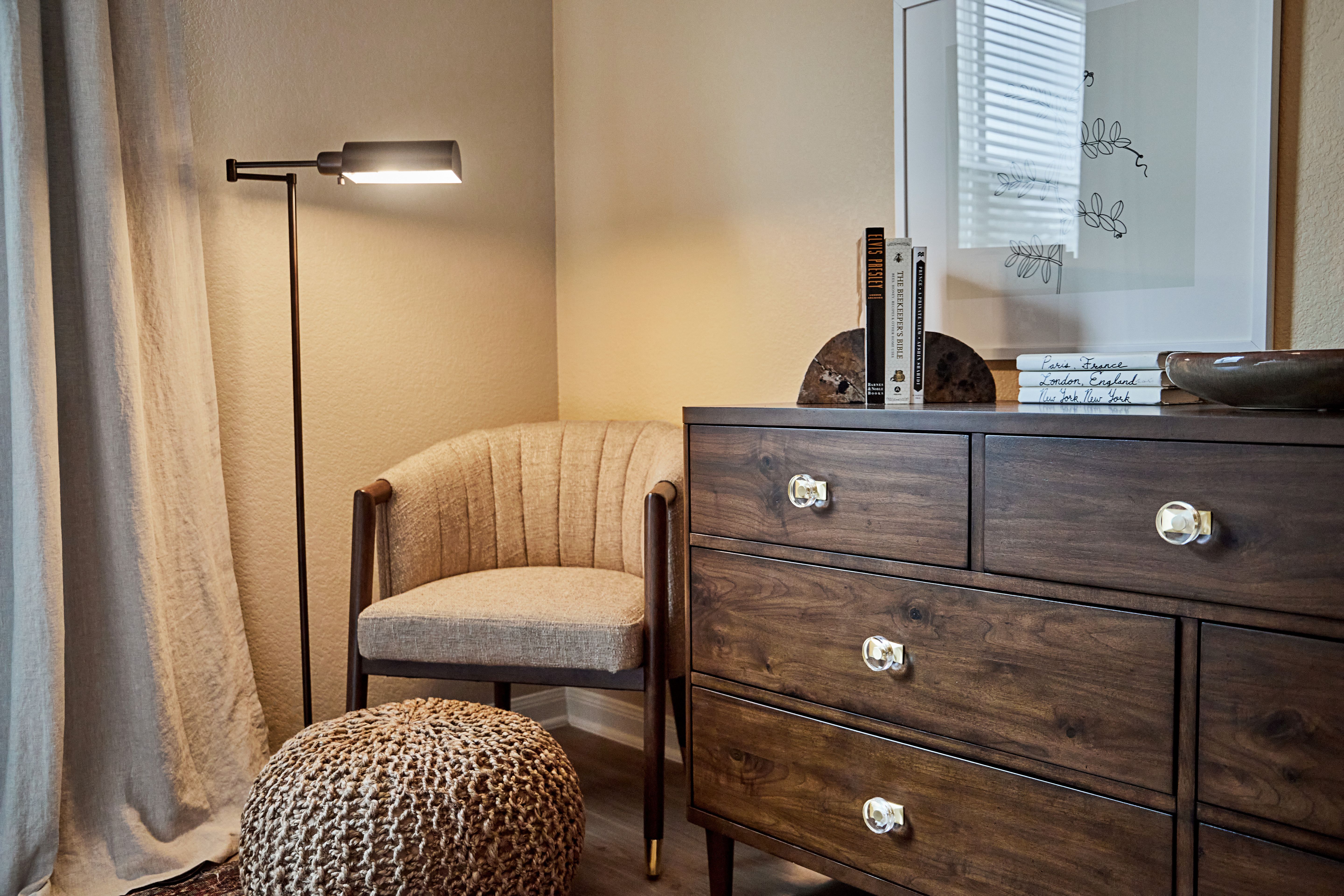 Each bedroom has its own closet