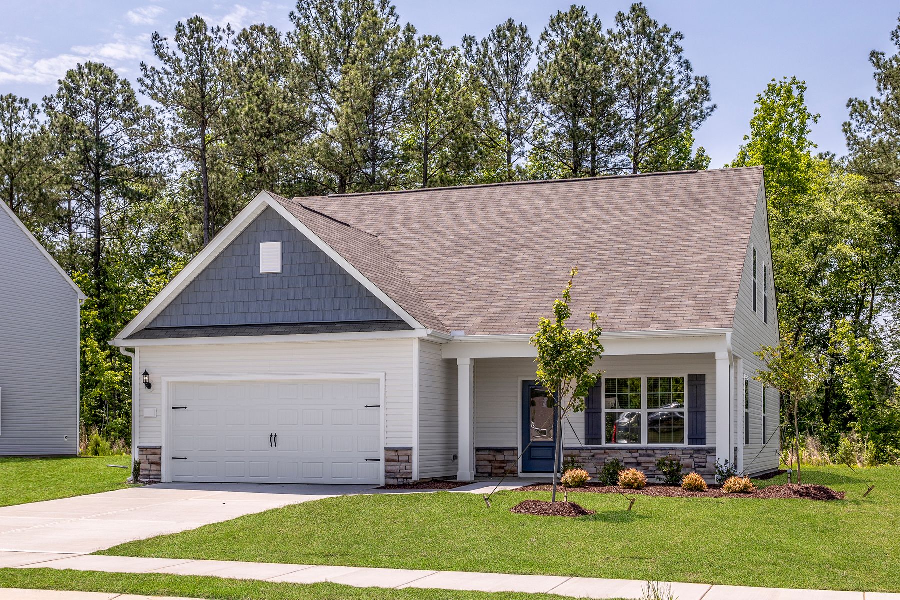 The Birch by LGI Homes boasts a spacious two-car garage. 