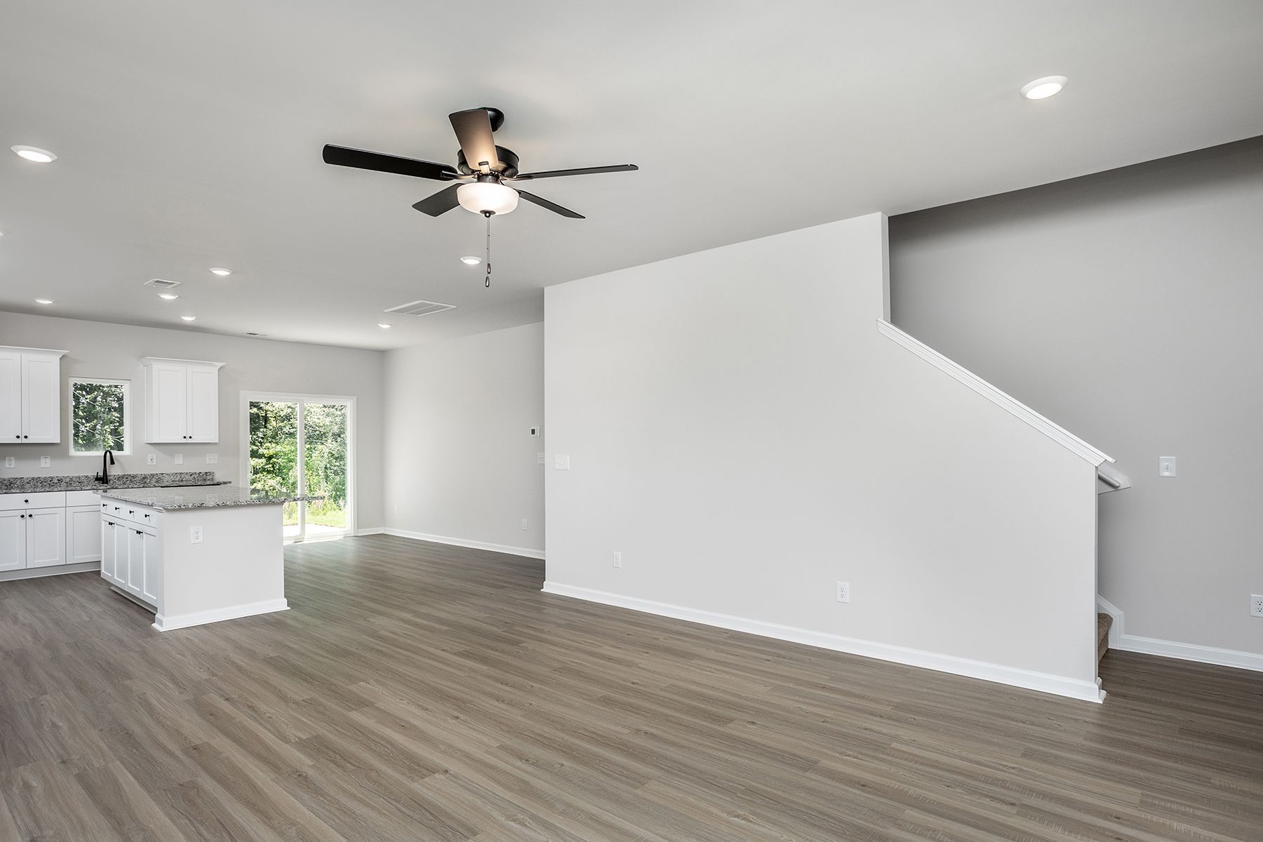 Open-concept living area