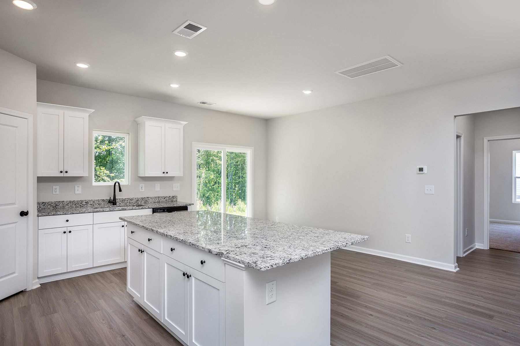 Kitchen includes stainless steel appliances