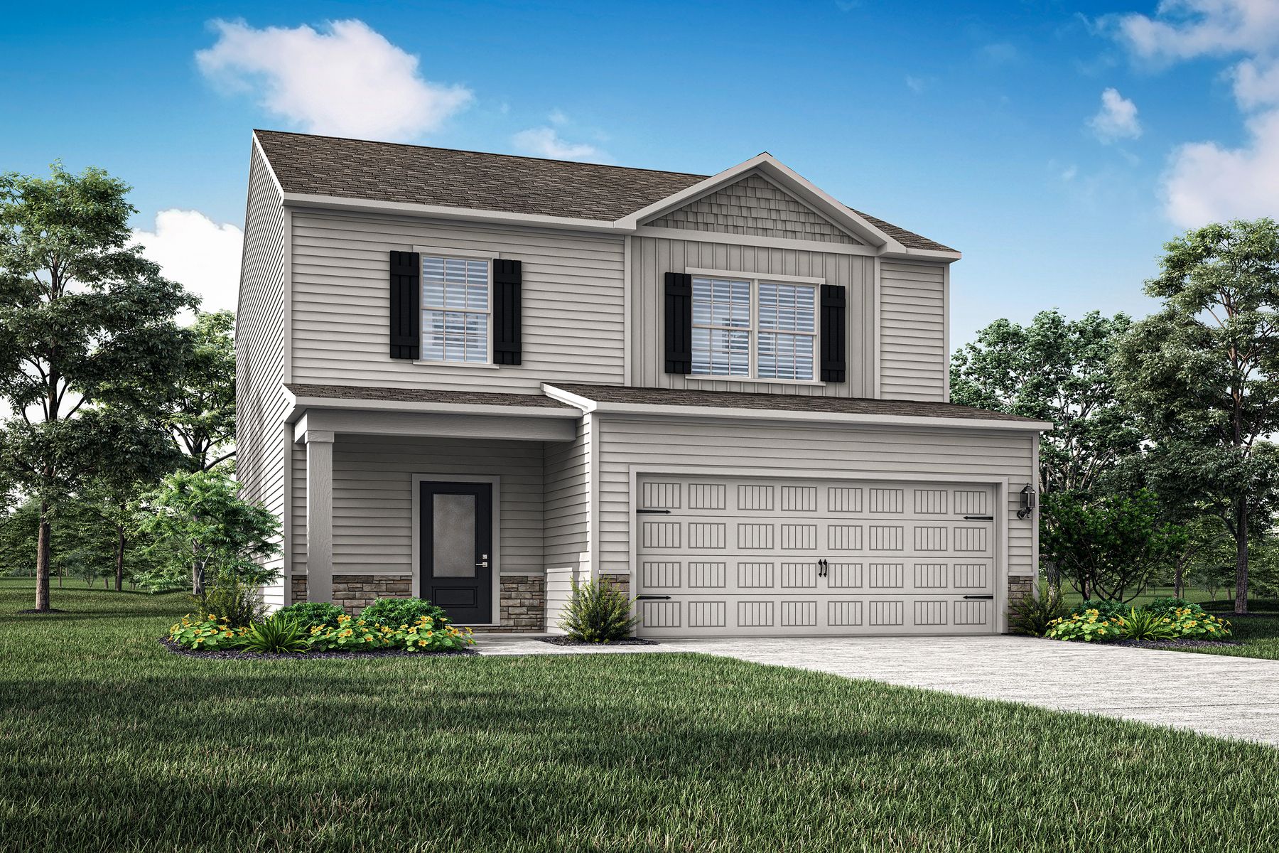 Rendering of the Avery floor plan