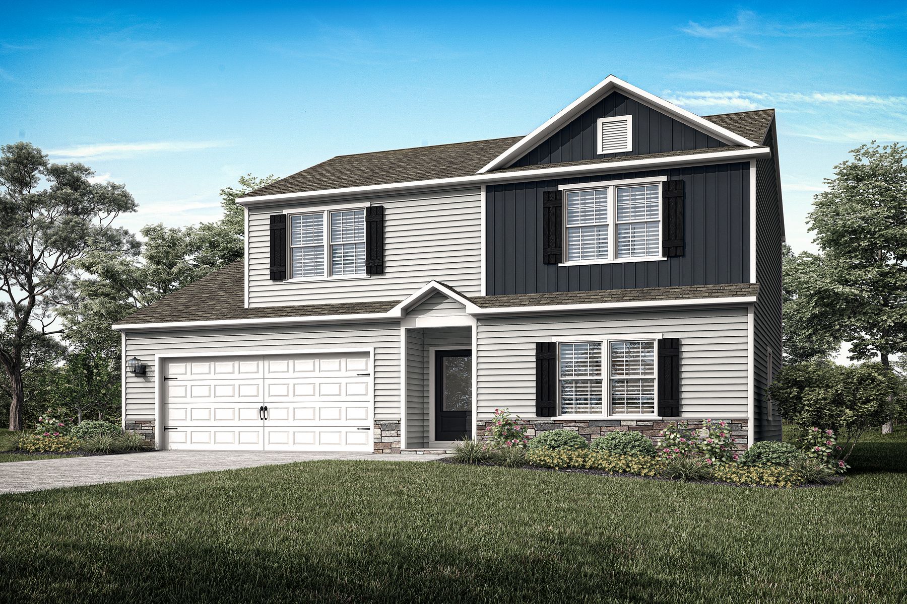 Rendering of the Durham floor plan