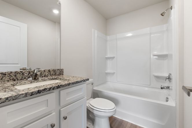 Every bedroom has its own walk-in closet