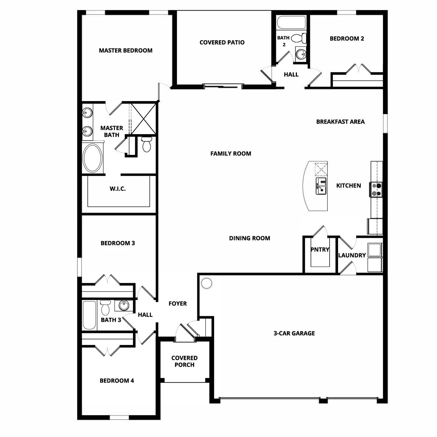 Ponte Vedra floor plan layout