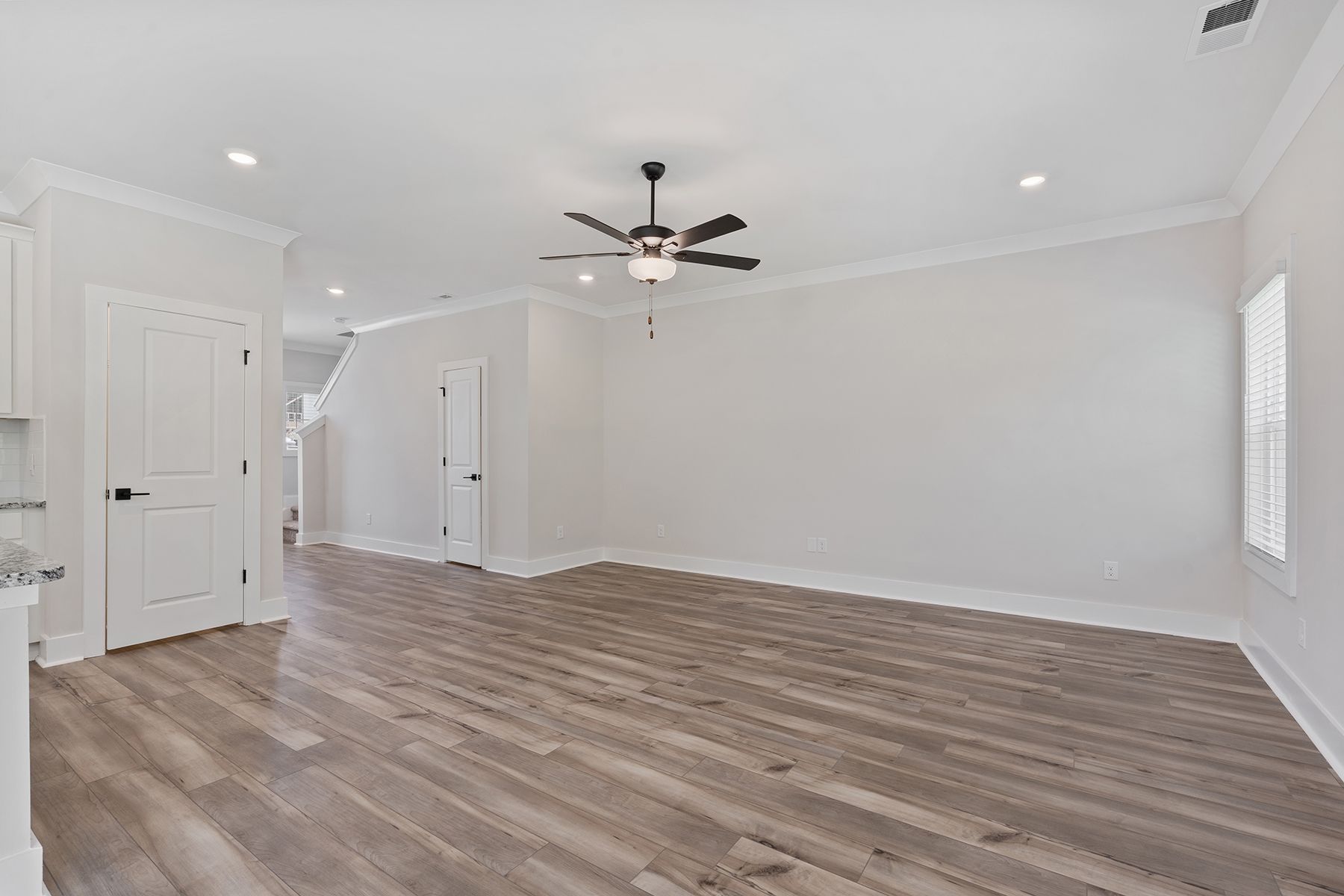 Open and spacious living room