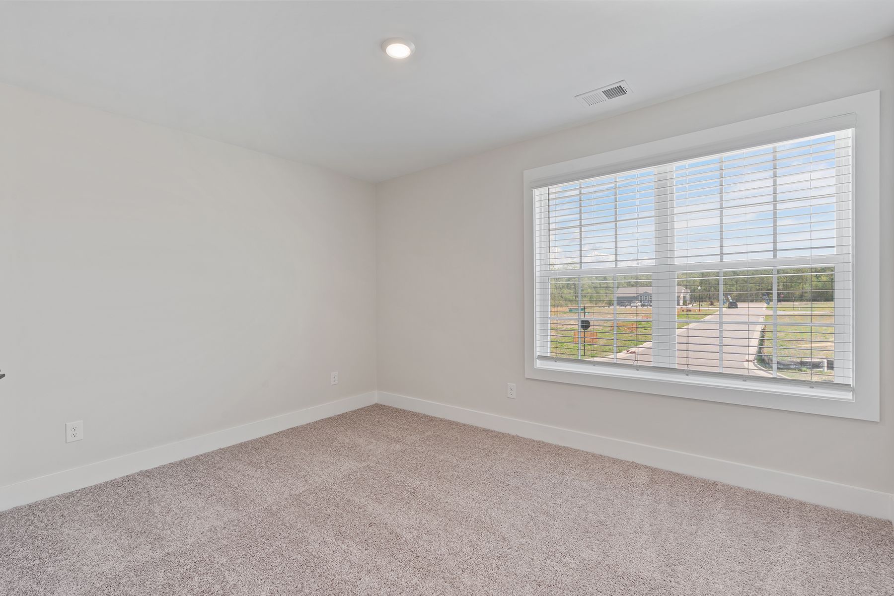 Each bedroom has windows