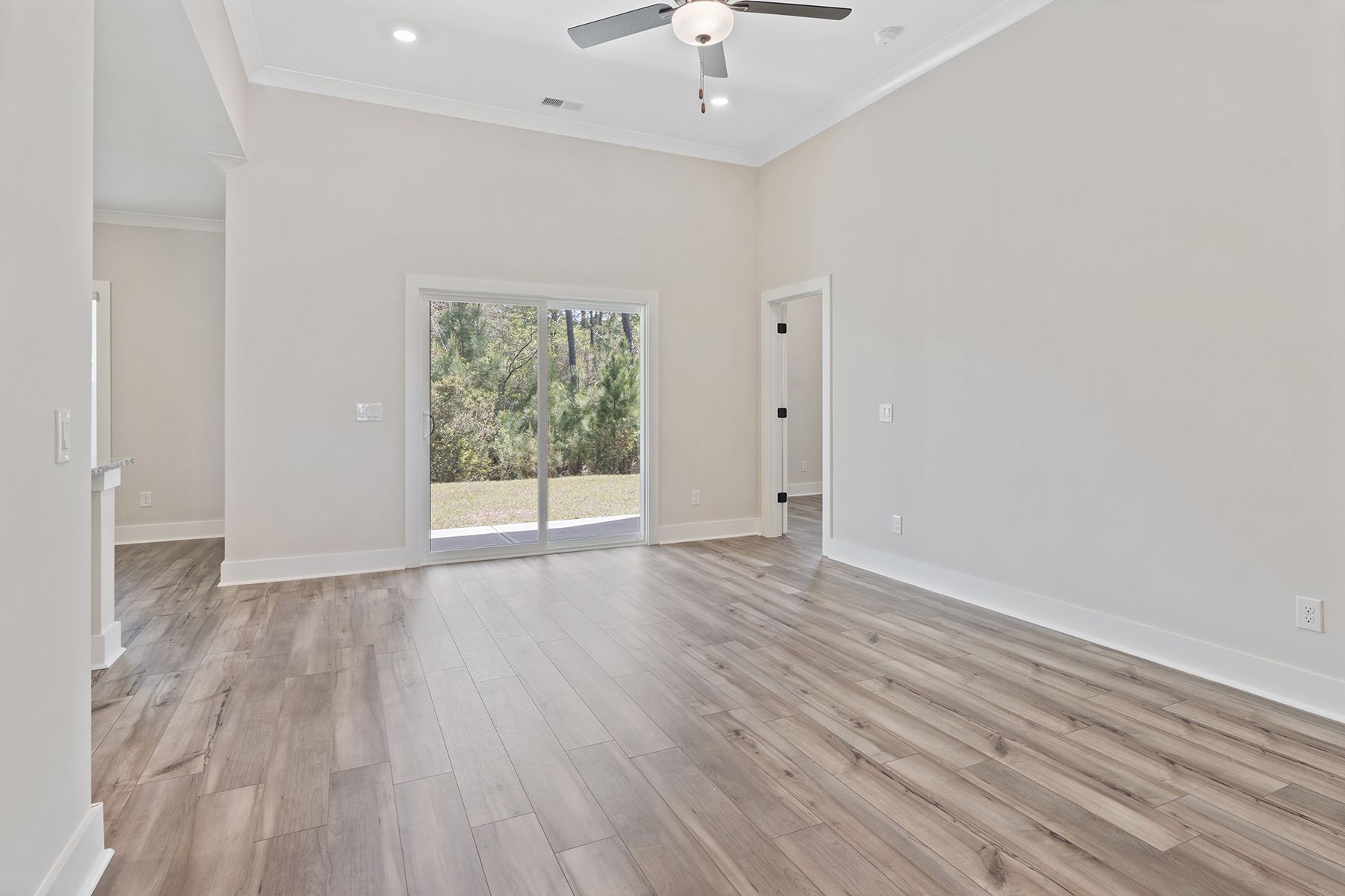 Open-concept living area