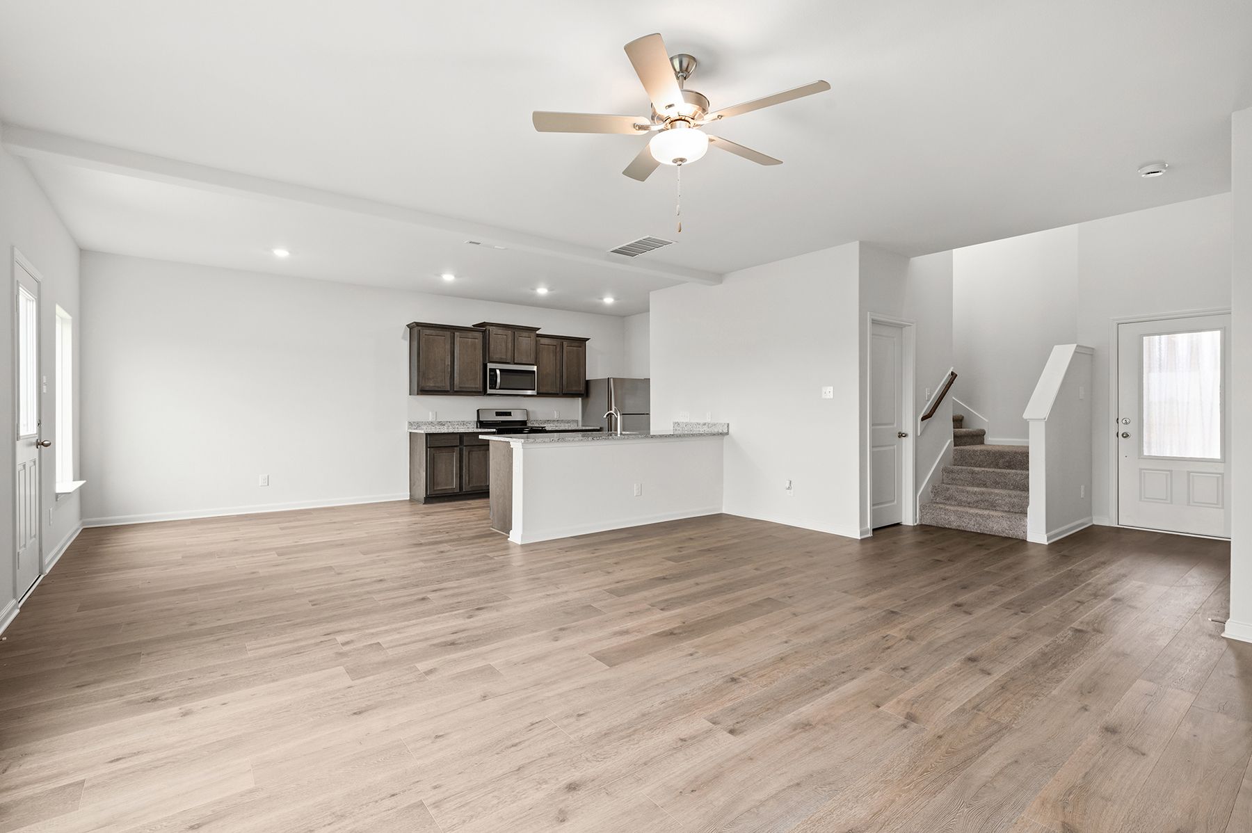 The Cypress has an open-concept layout.