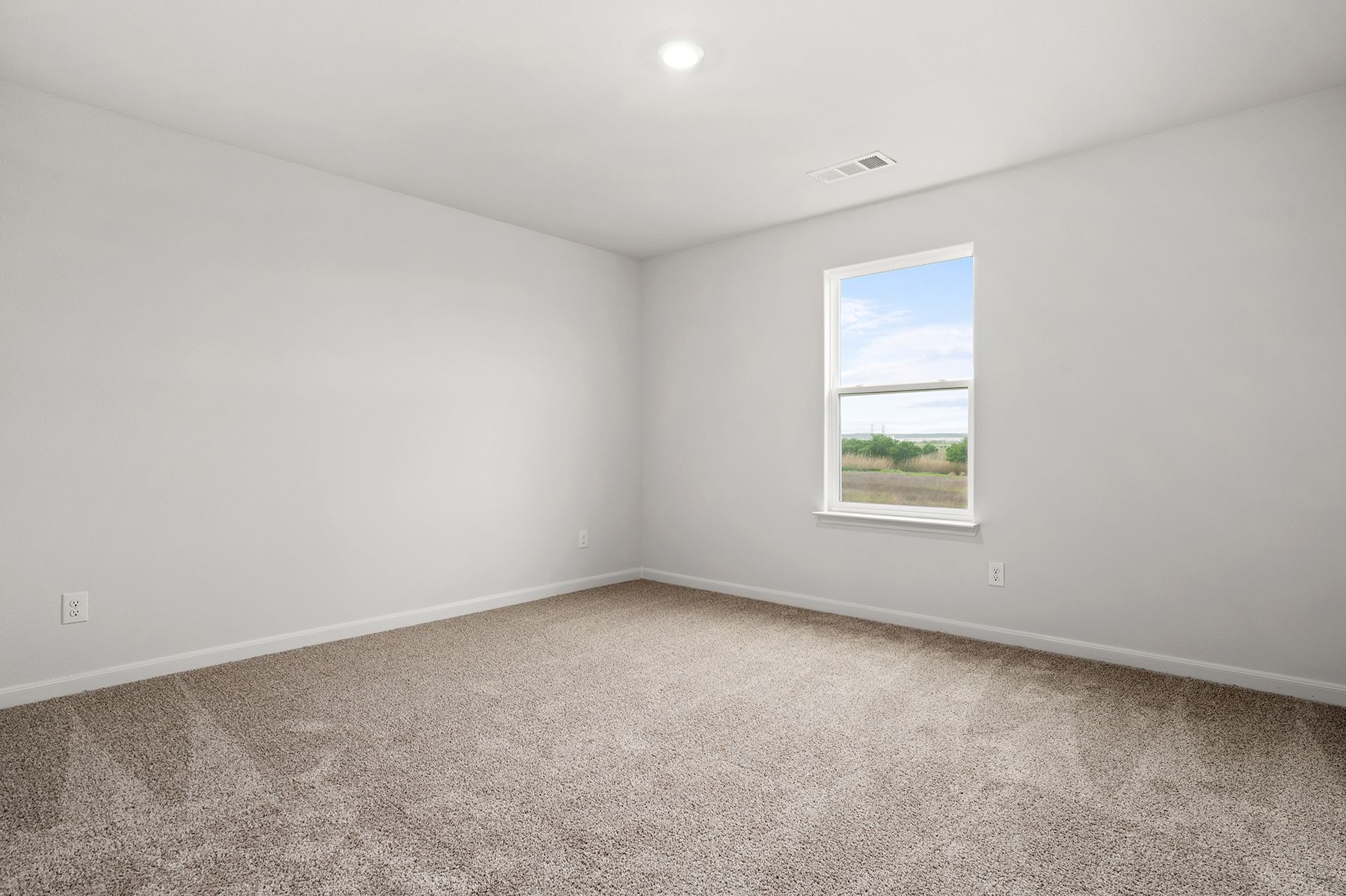 The secondary bedrooms are a great space for guest rooms or children's bedrooms.
