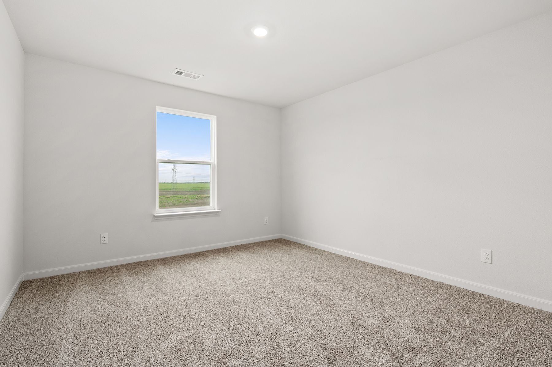 The secondary bedrooms are a great space for guest rooms or children's bedrooms.