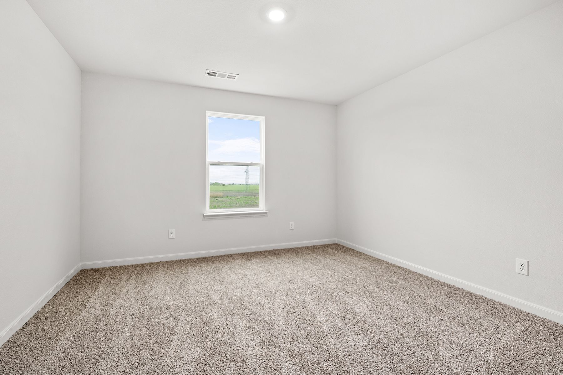 The secondary bedrooms are a great space for guest rooms or children's bedrooms.