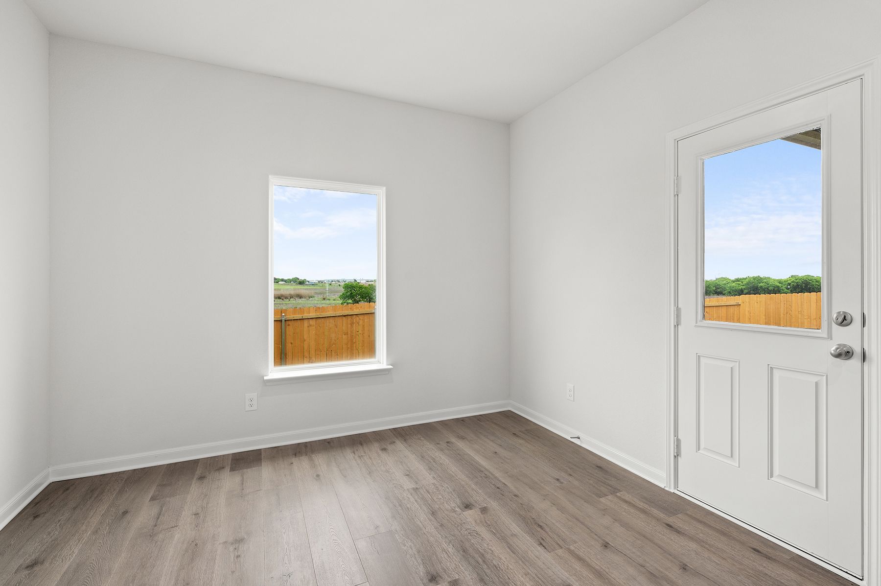 The flex room is a versatile space that was built to meet the needs of any family.