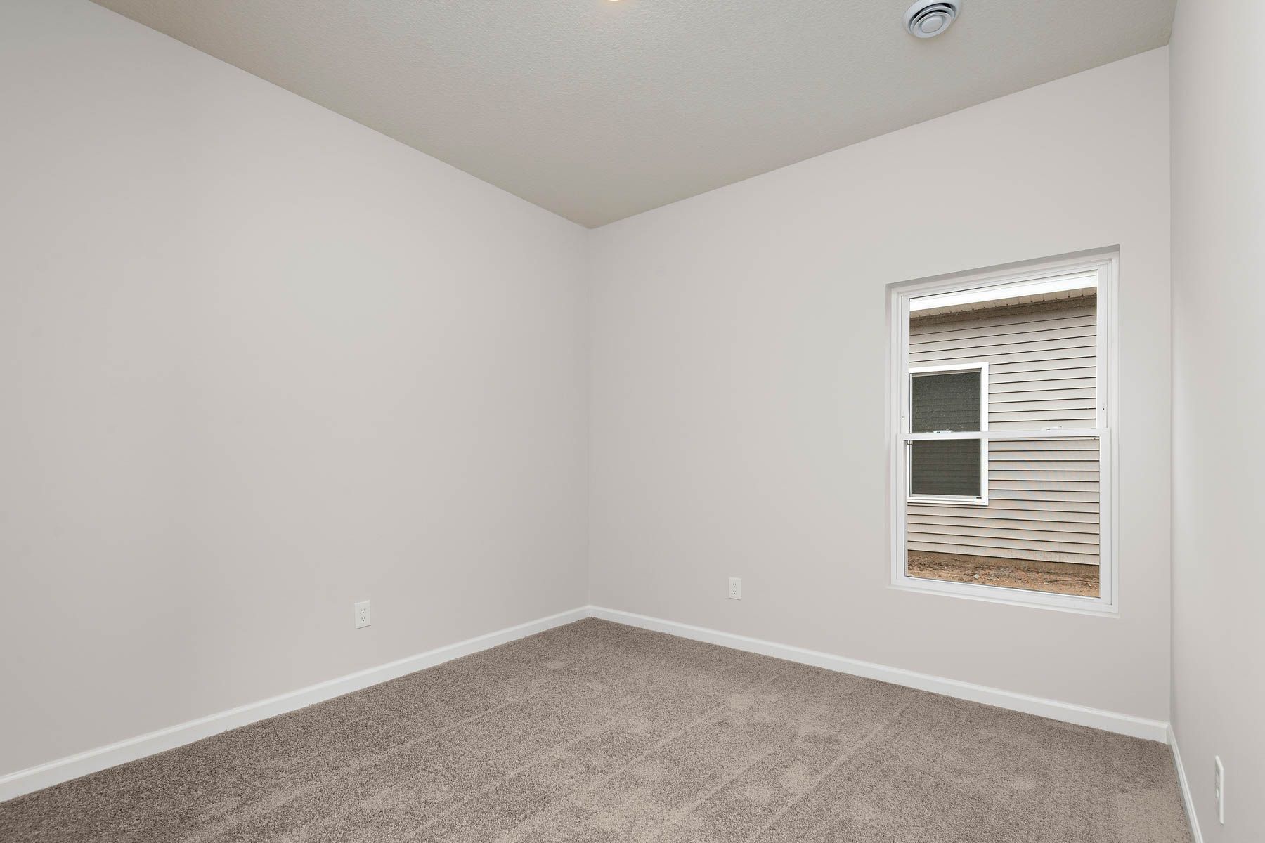 The secondary bedrooms have carpet.