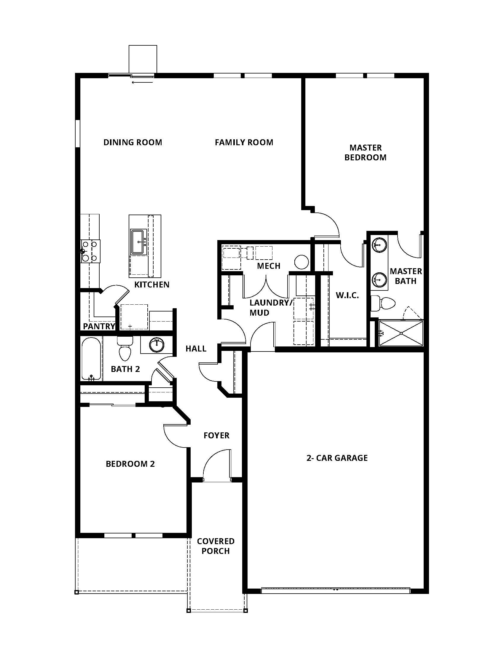 The Floyd has the chef ready kitchen and spacious family room.