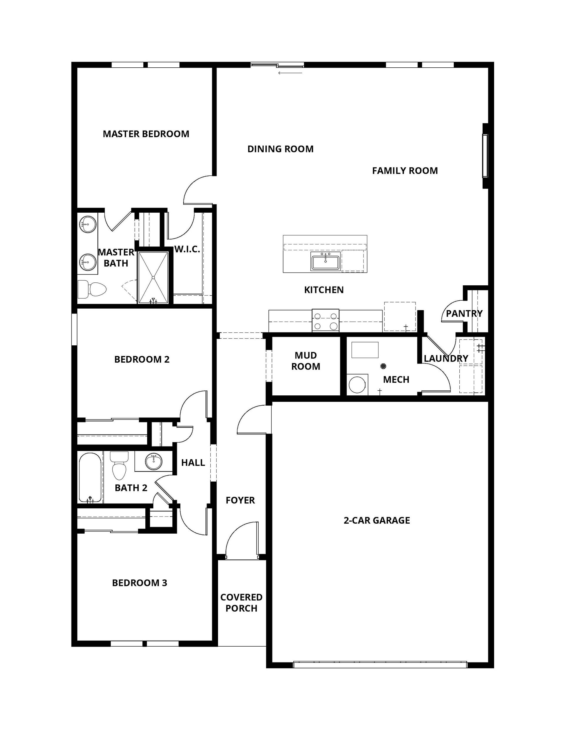 The Hancock has the chef ready kitchen and spacious family room.