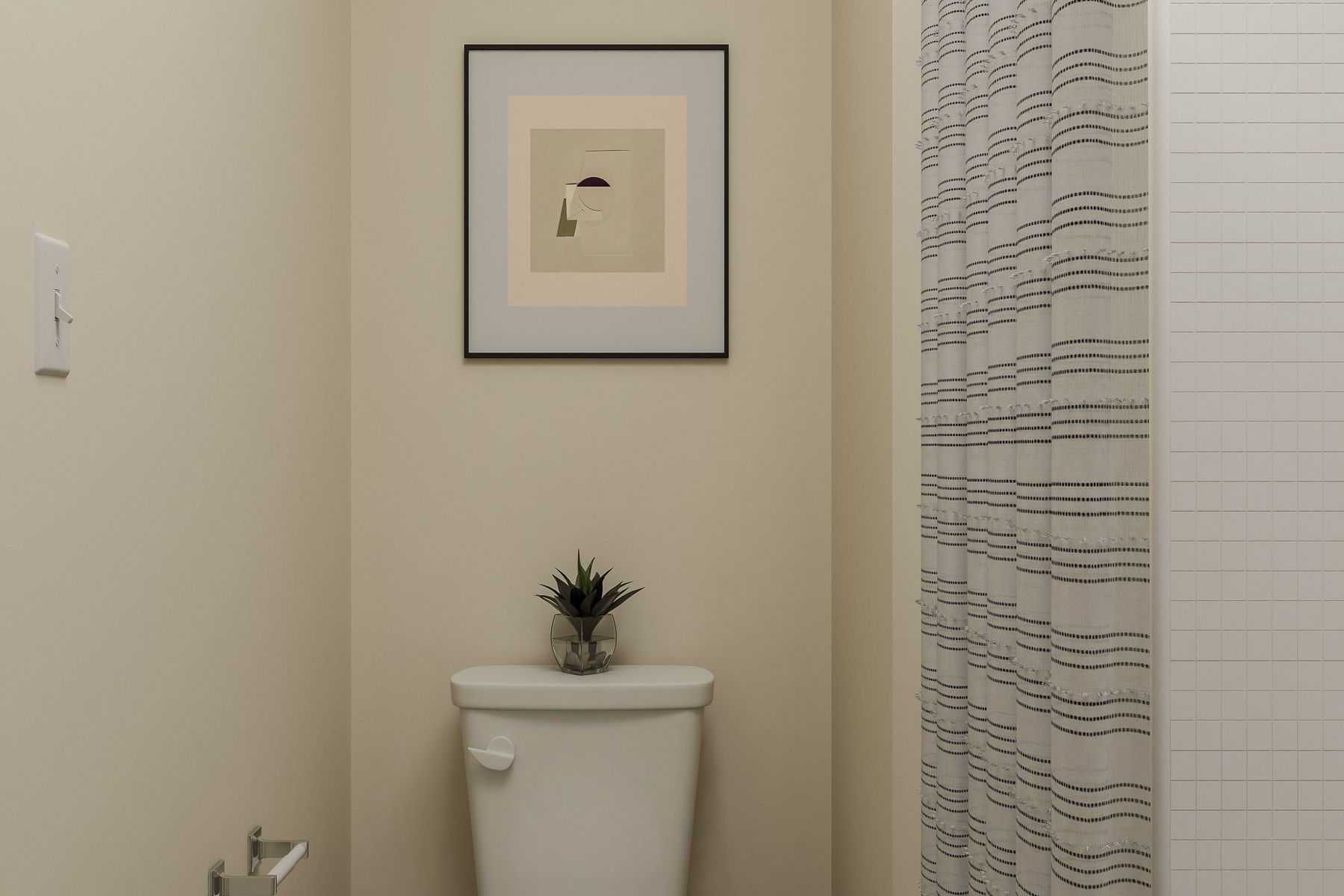 Secondary bathroom