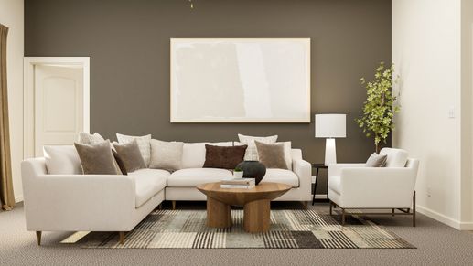 Spacious and open living room