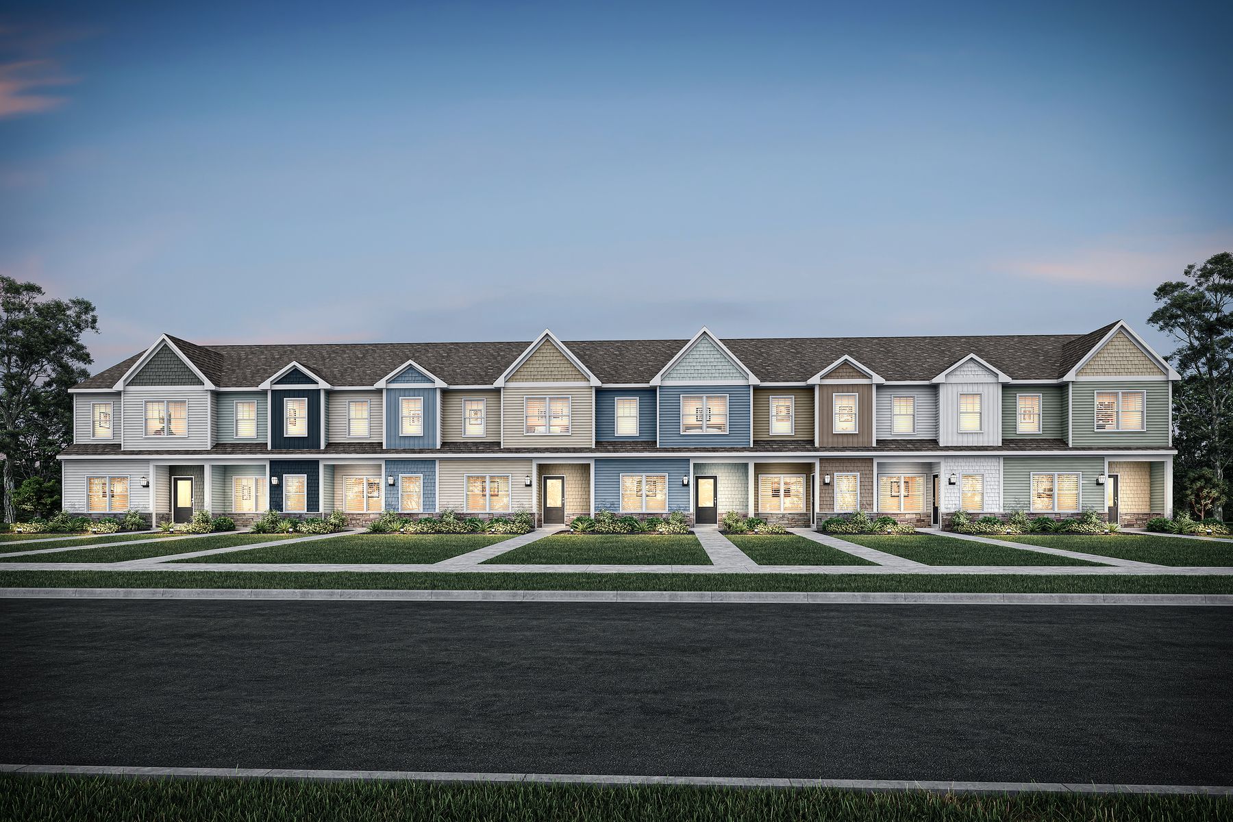 Cedar/Alpine 8-Plex Rendering