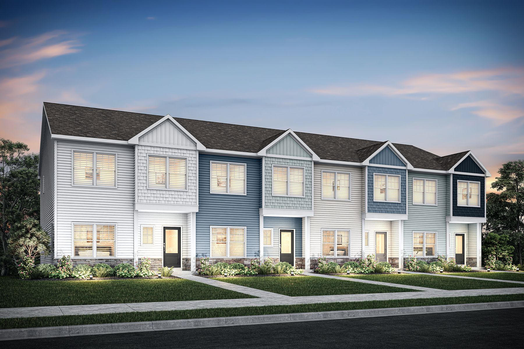 Holly Townhomes Rendering