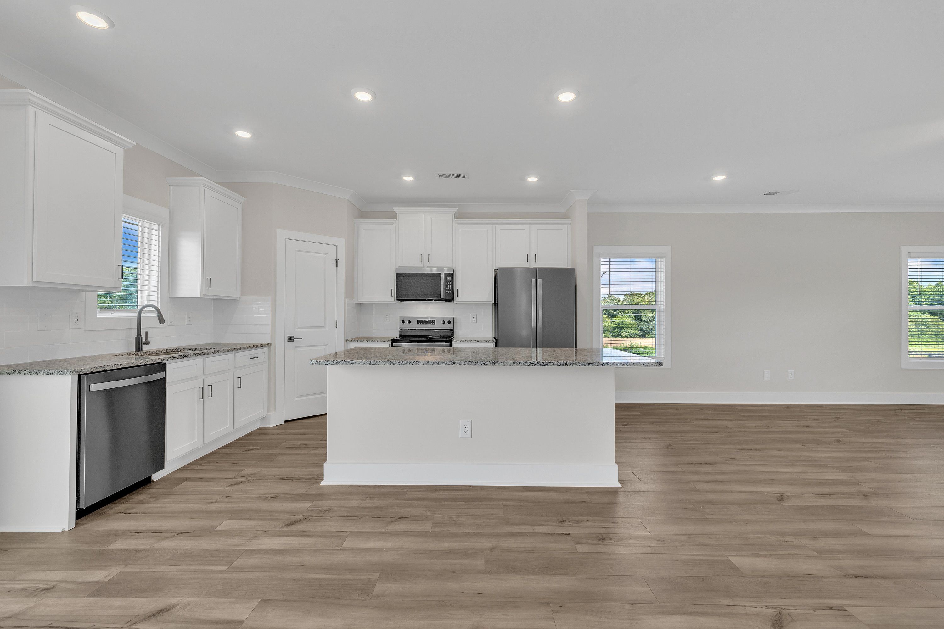 Open and spacious layout.