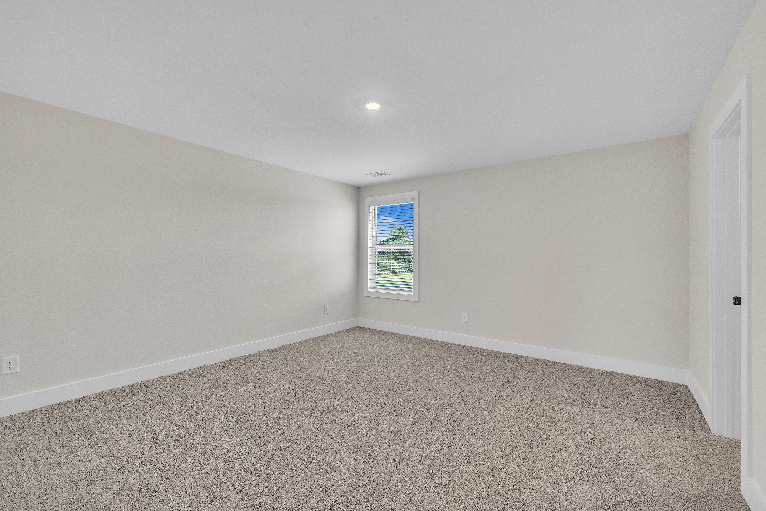 Open and spacious bedroom