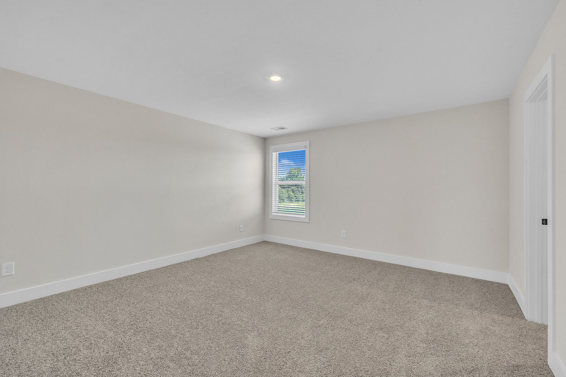 Open and spacious bedroom