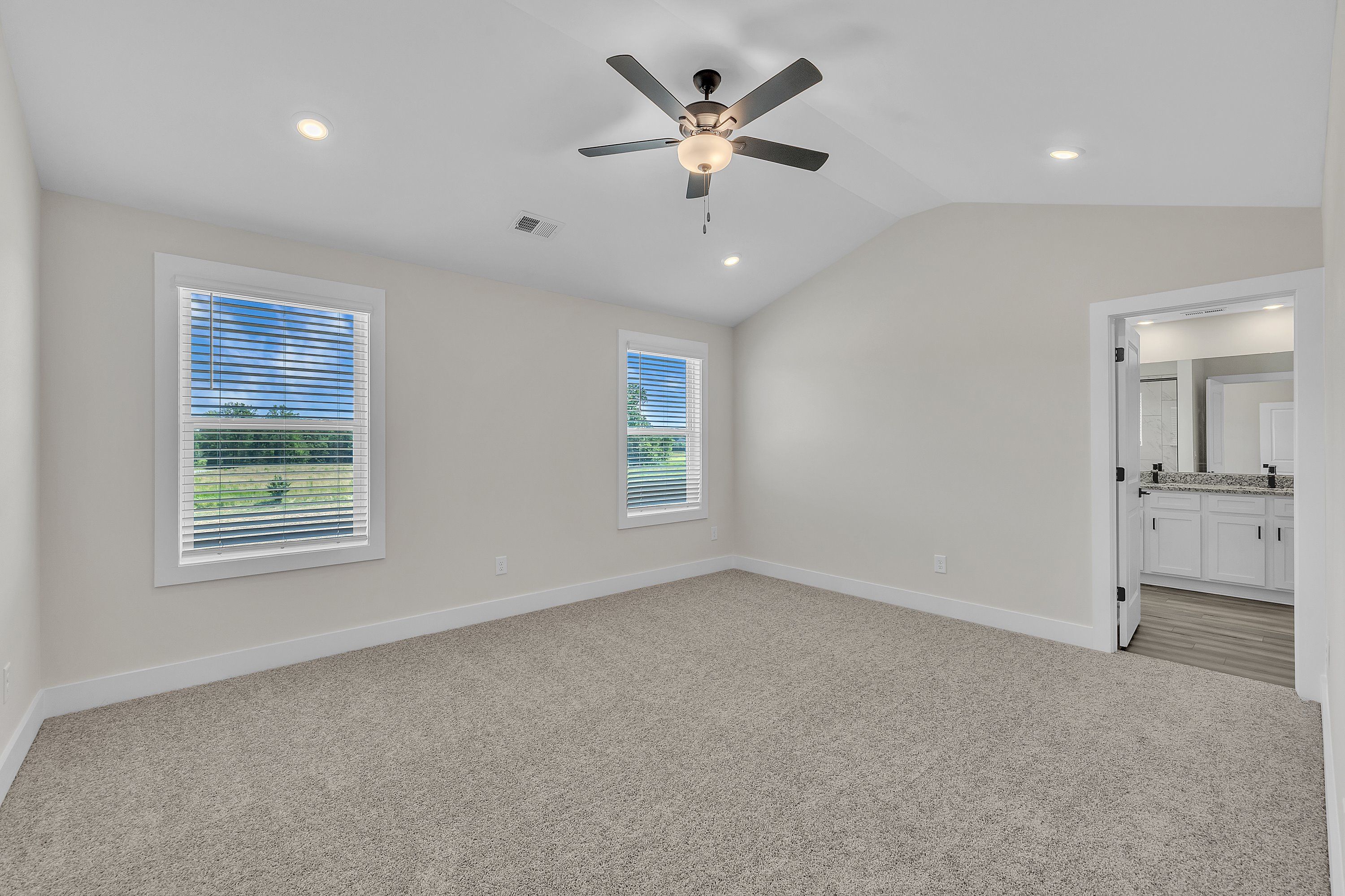 Master suite with an en-suite bathroom