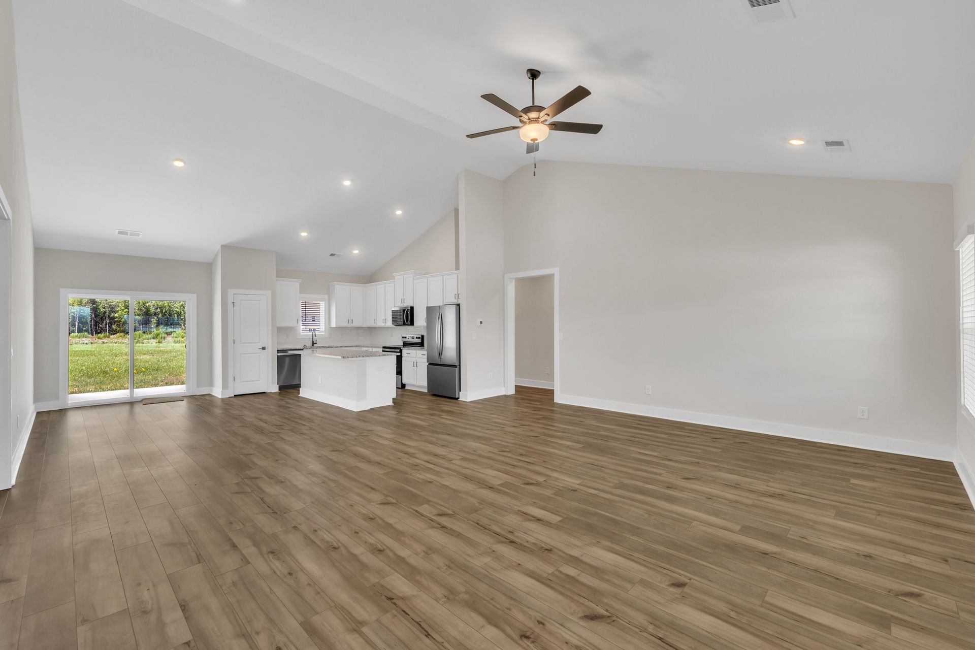 Open-concept layout.