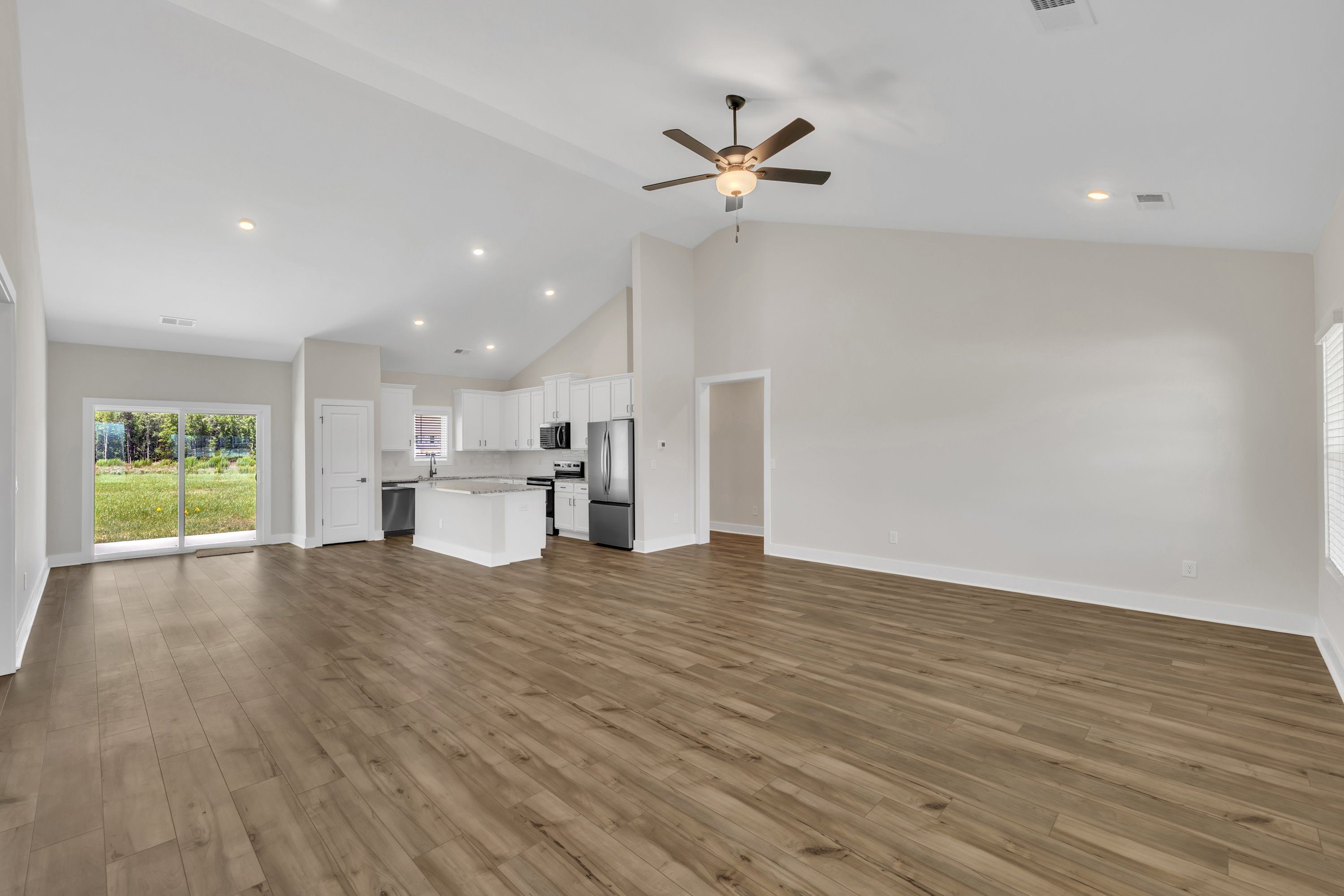 Open-concept layout.