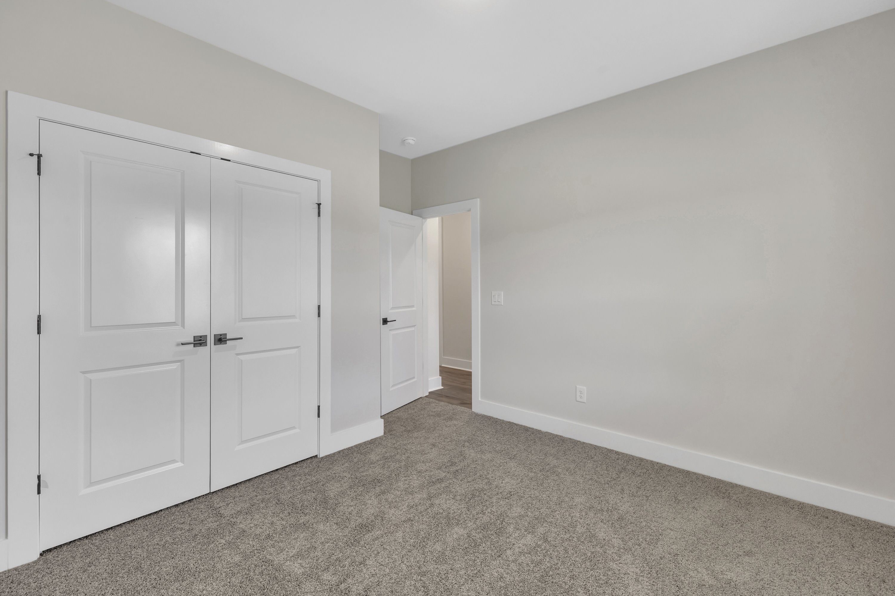 Each bedroom has a closet. 