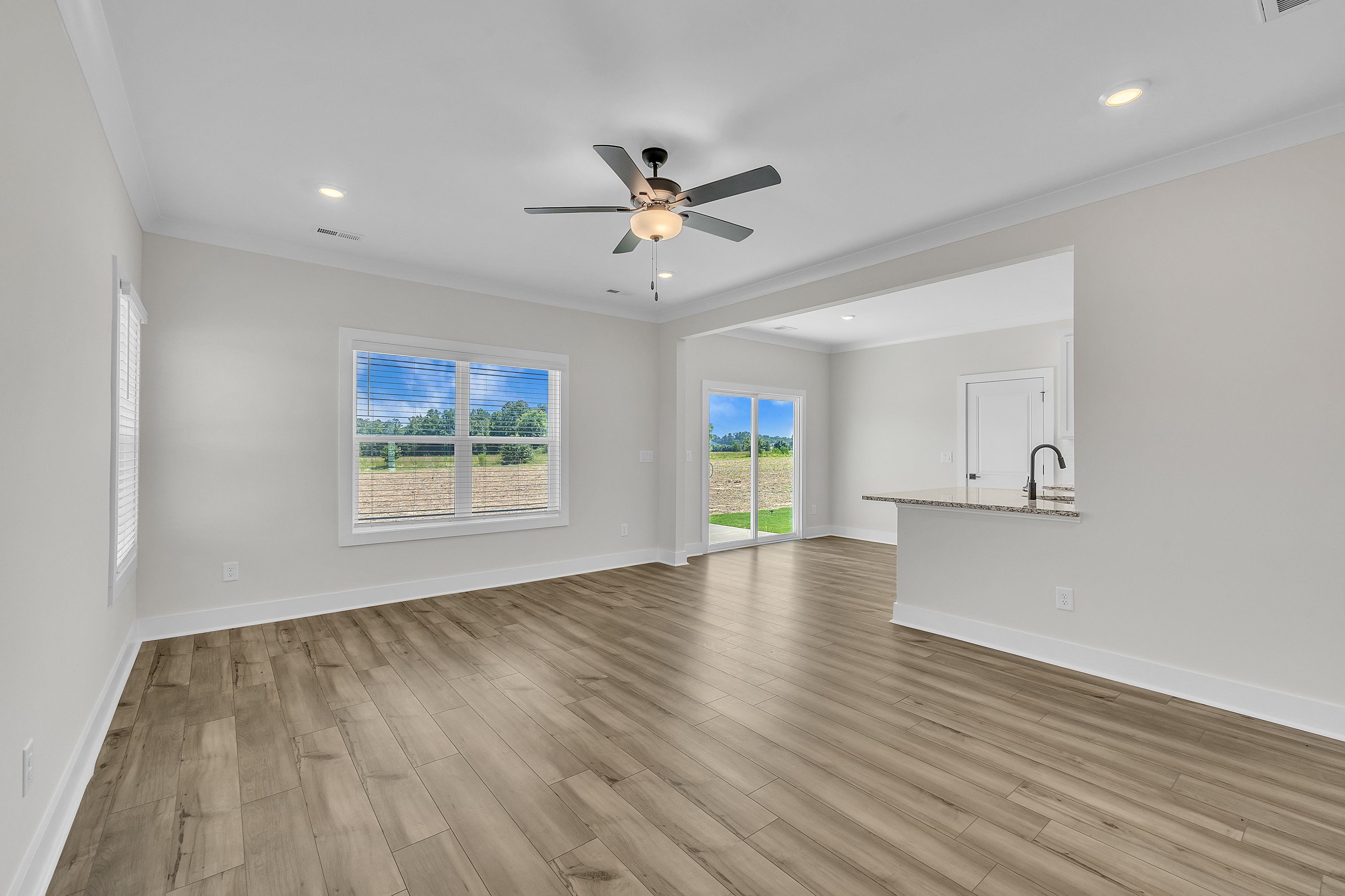 Spacious living area