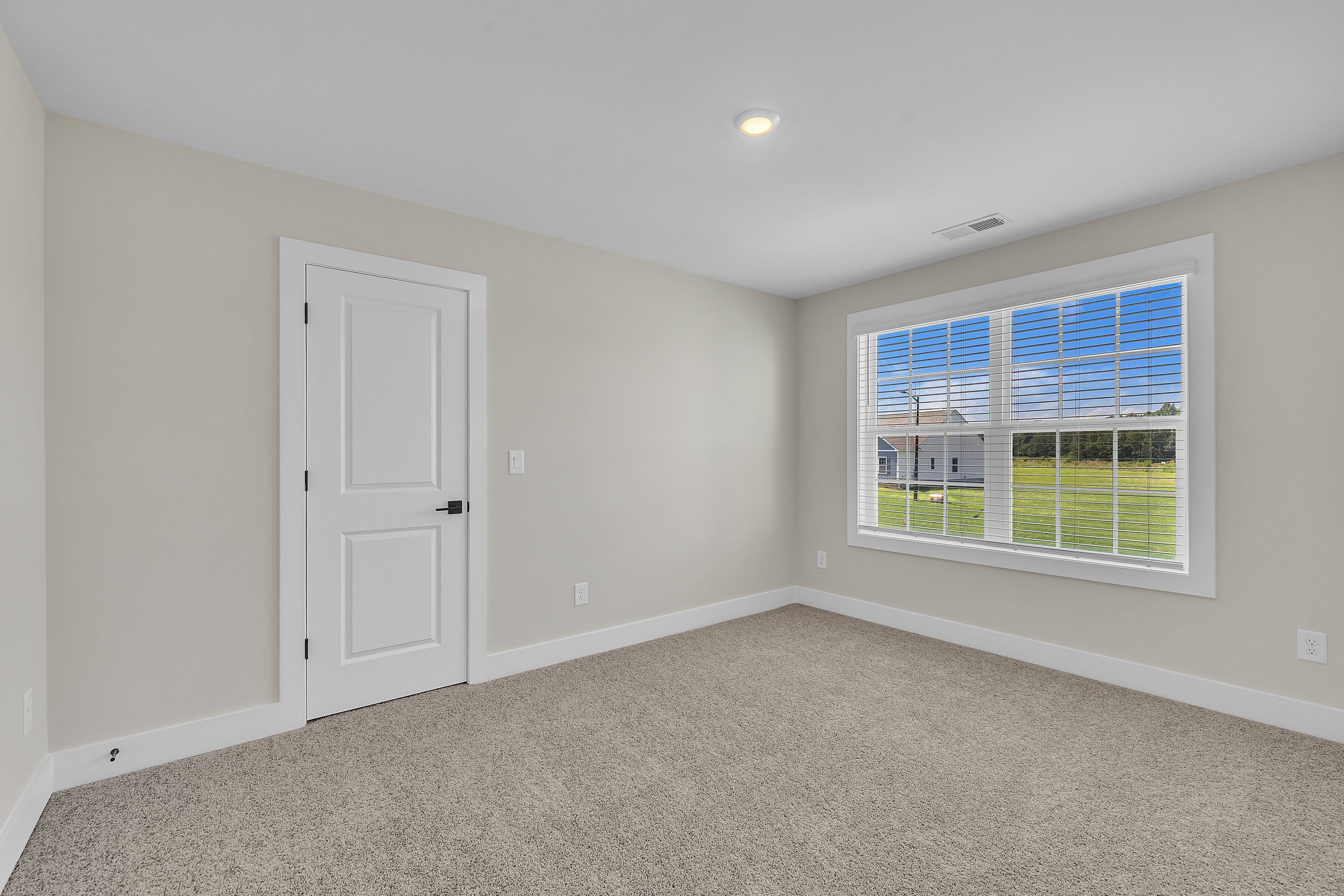 Each bedroom has ample space. 