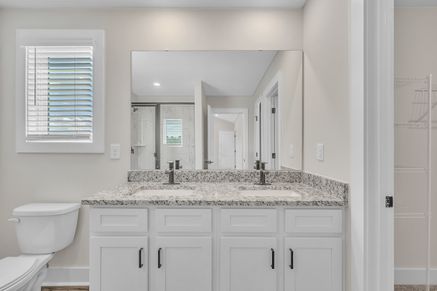 Each bedroom has its own closet.