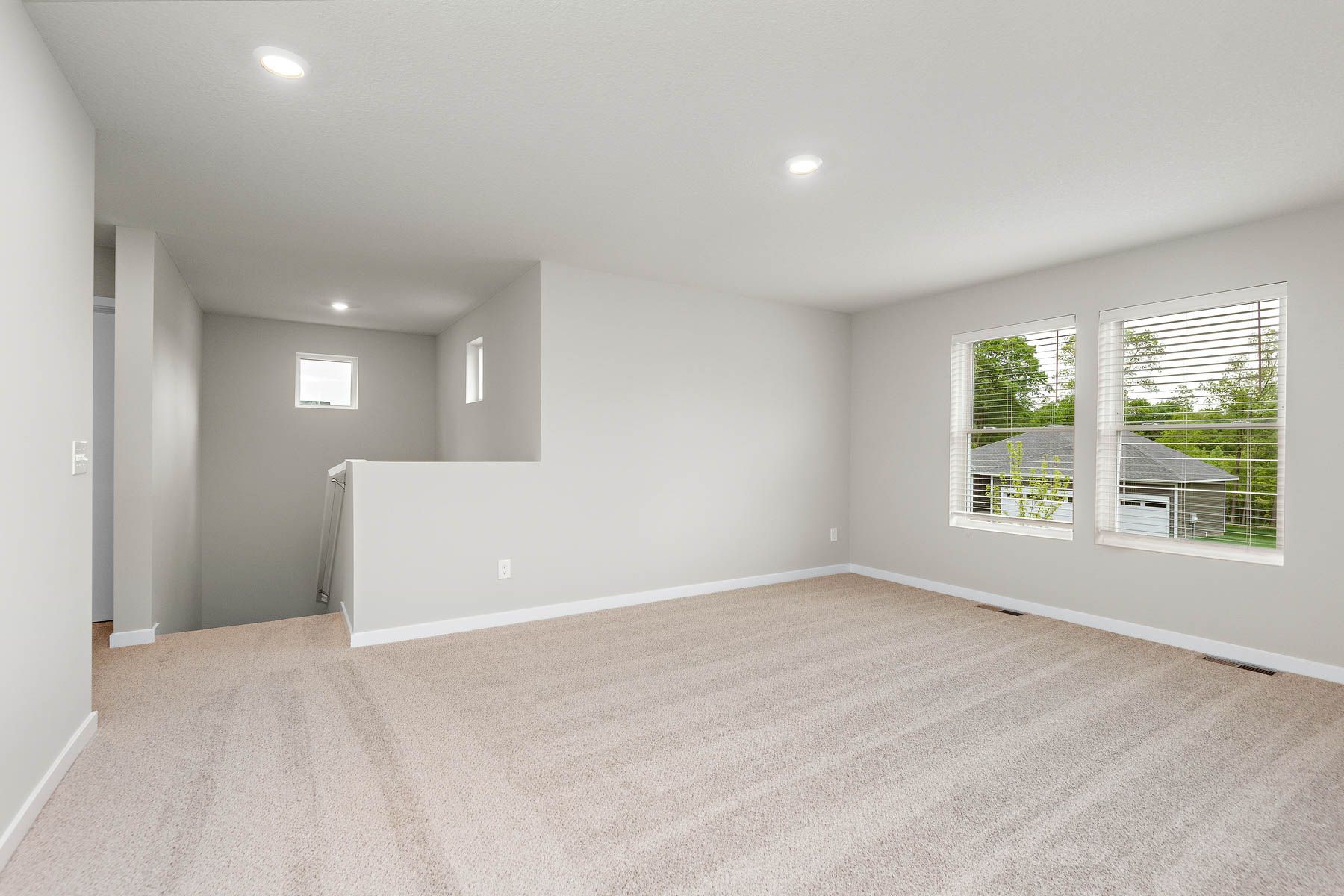 There is a game room upstairs,