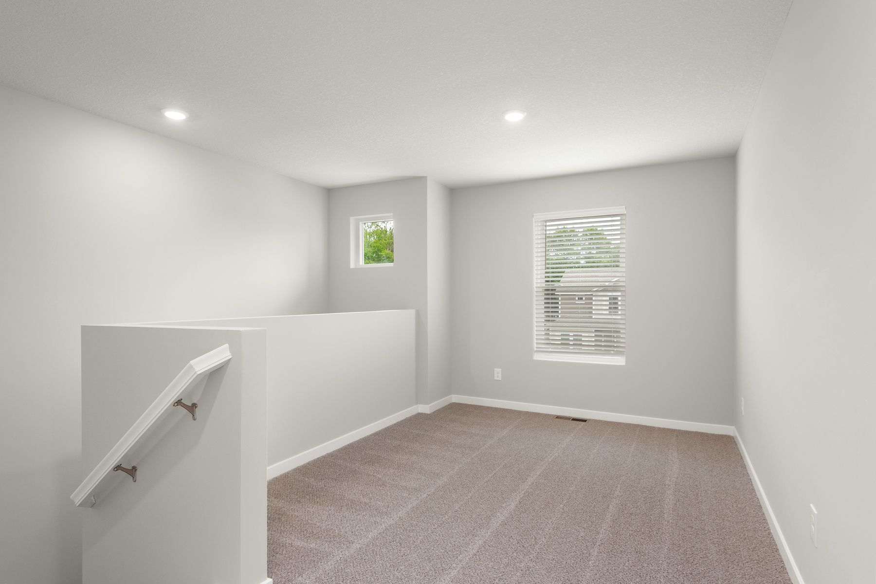 There is a game room upstairs.