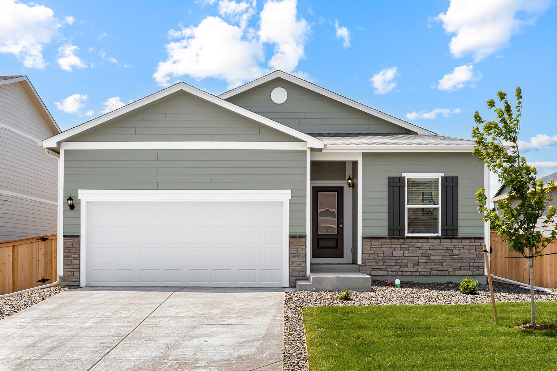 The Arapaho is a beautiful single story home.