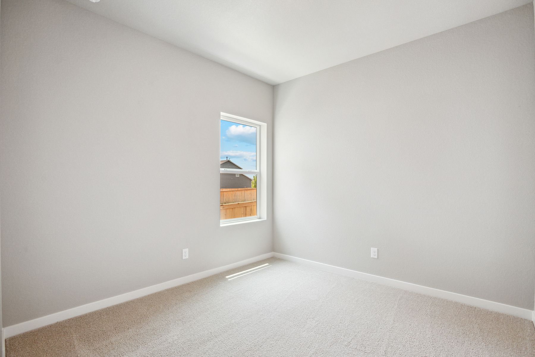 The secondary bedrooms have carpet.