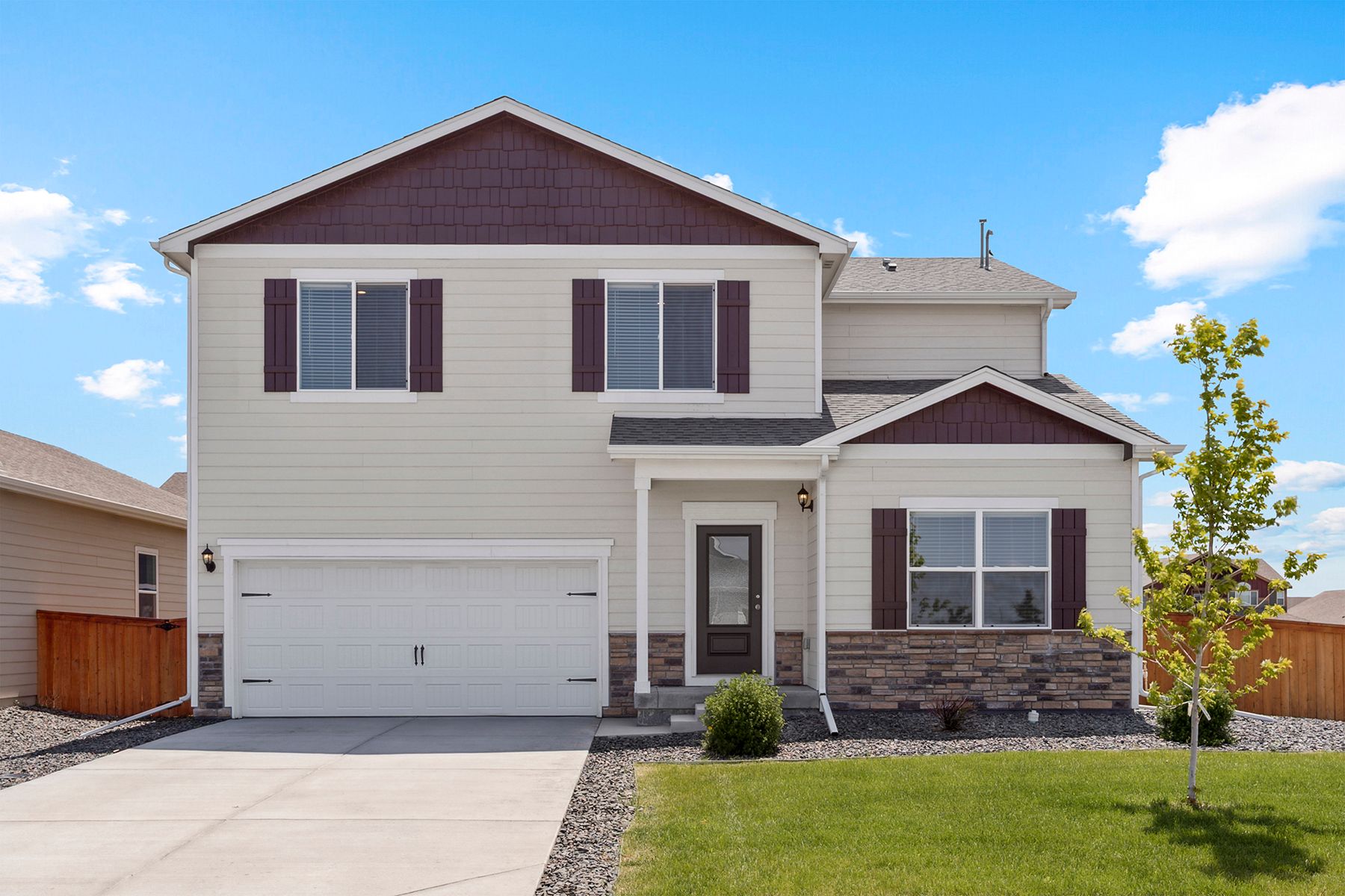 The Roosevelt is a beautiful two story home.