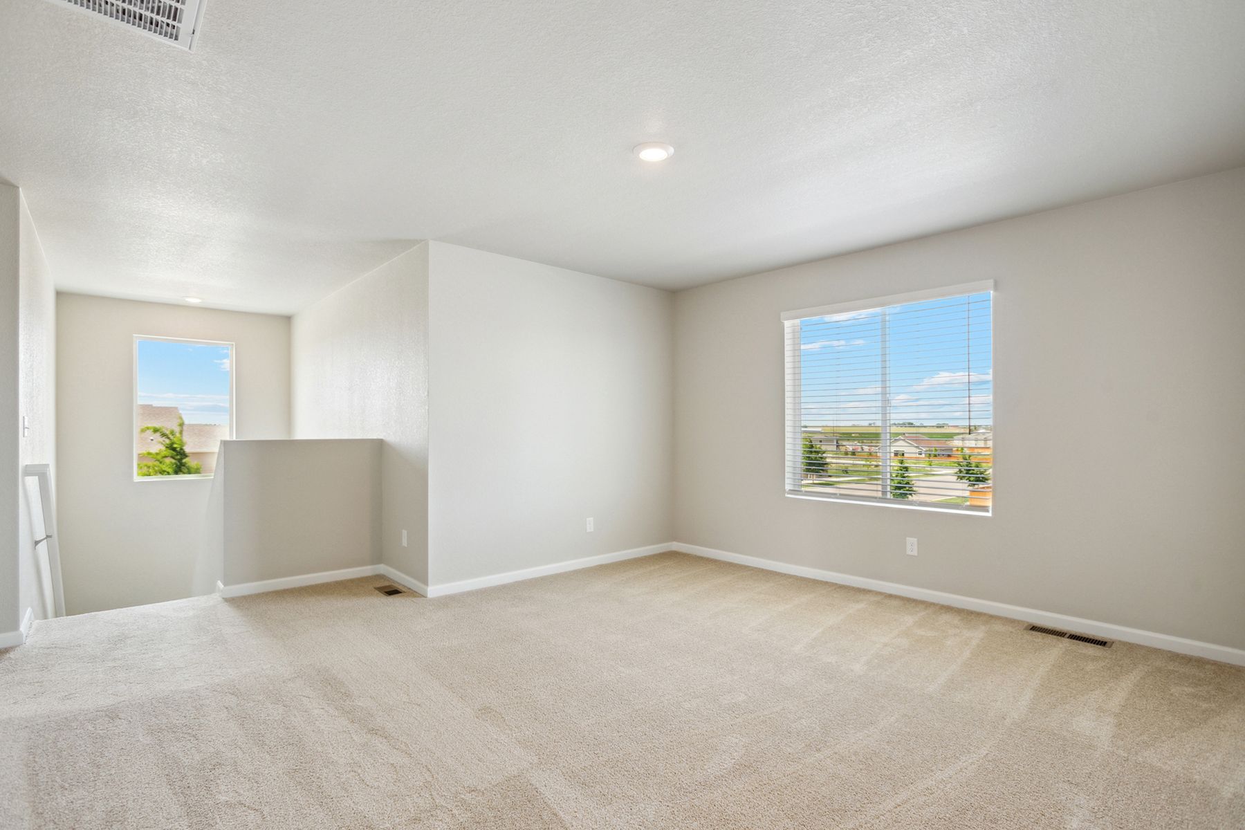 There is a game room upstairs.