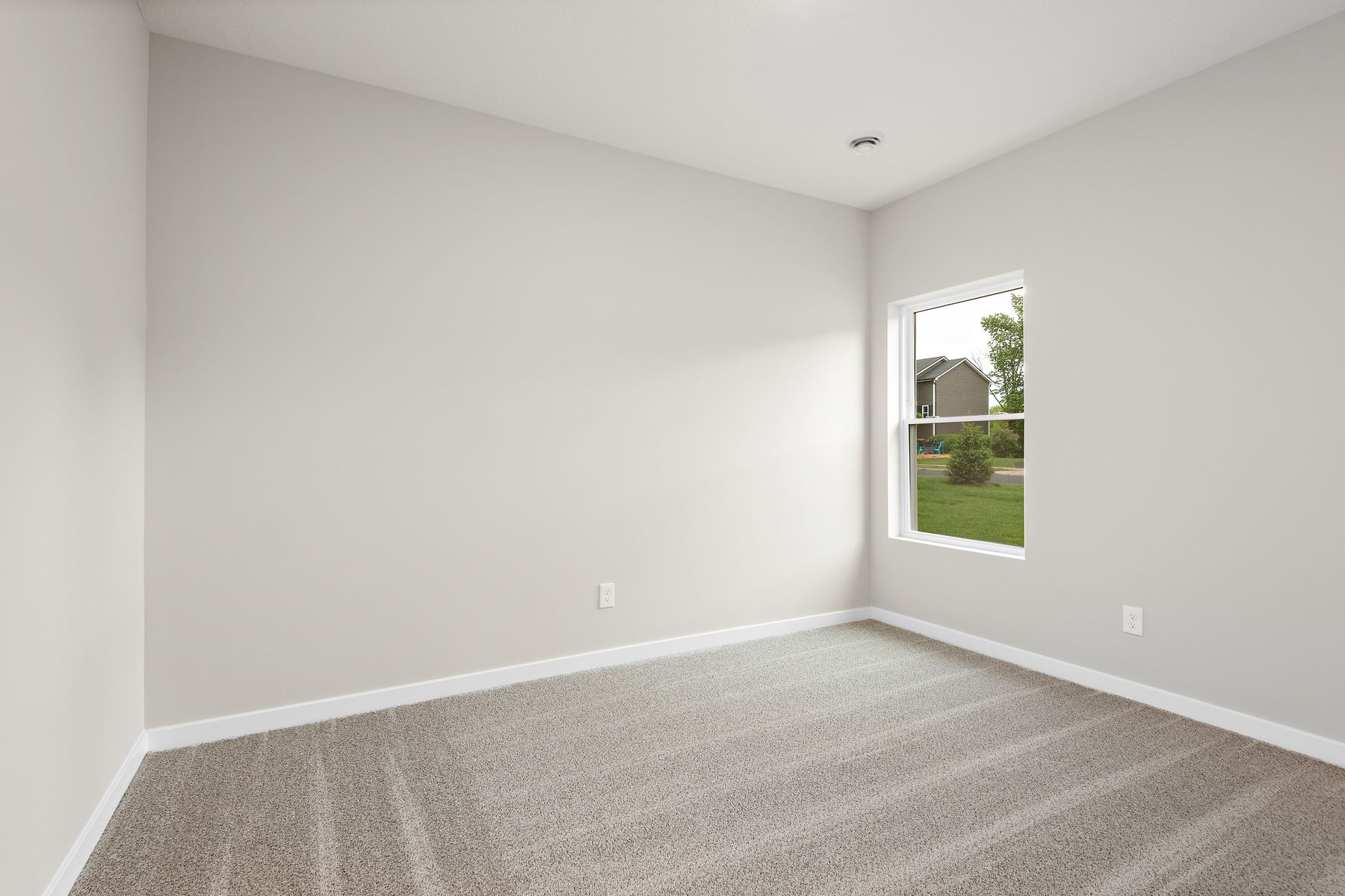 The secondary bedrooms have carpet.