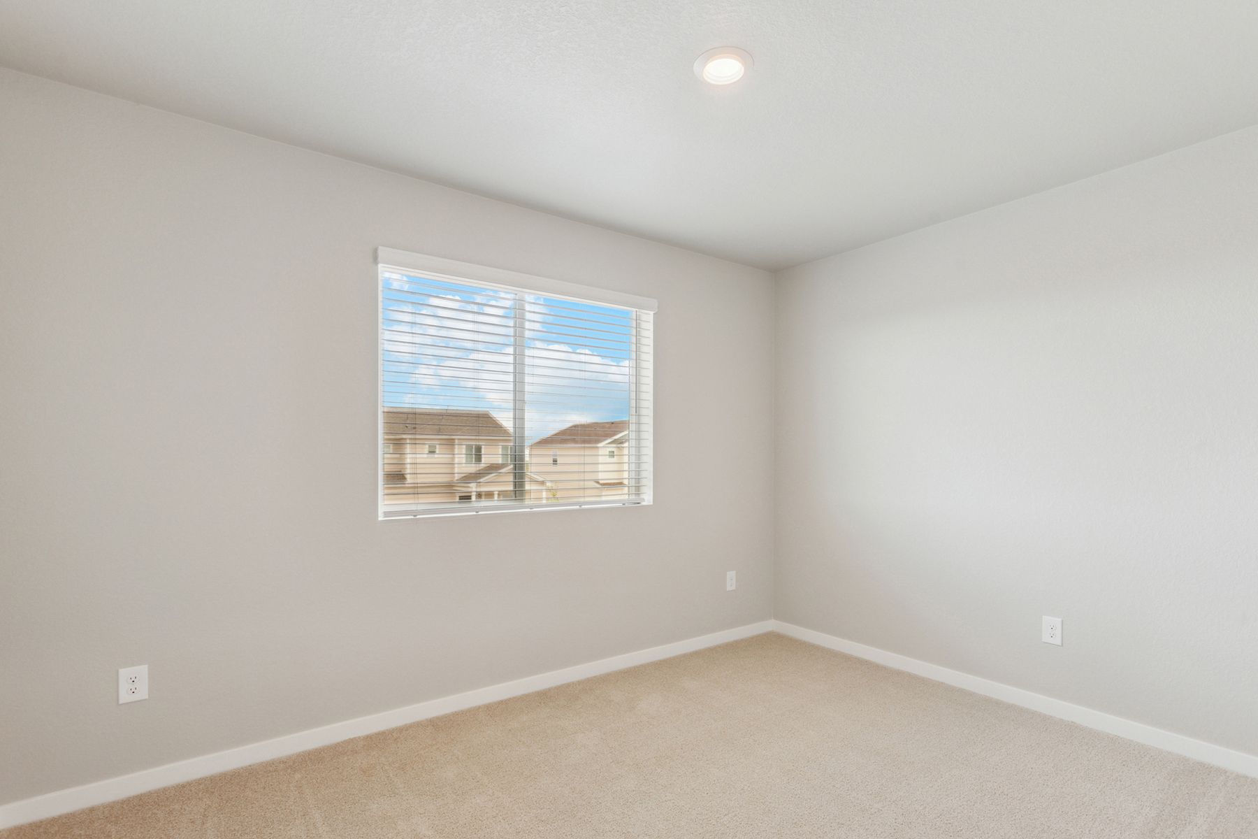 The secondary bedrooms have carpet.