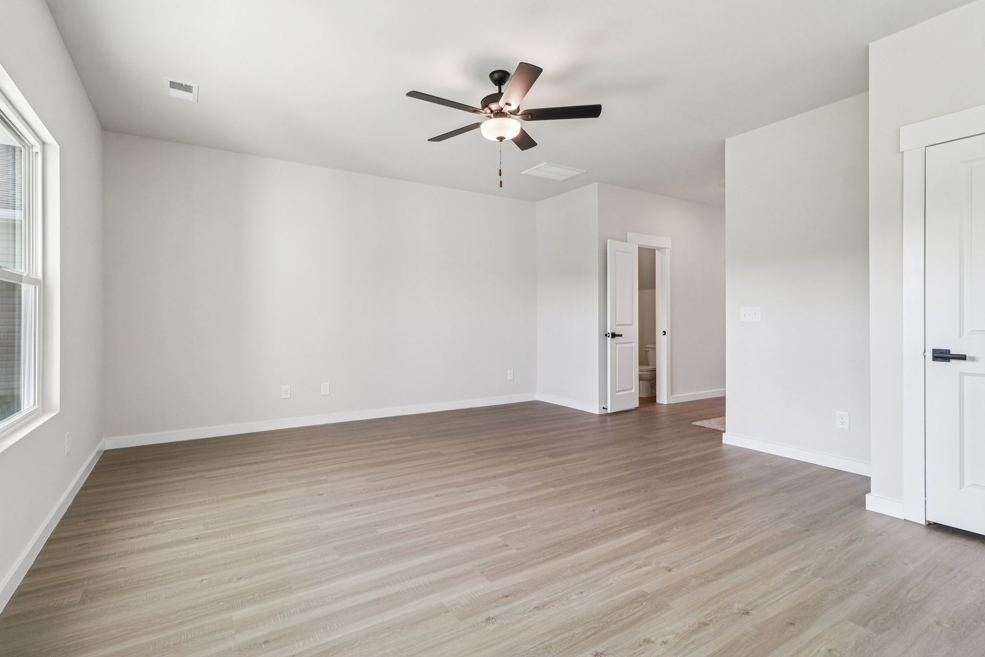 Open-concept layout.