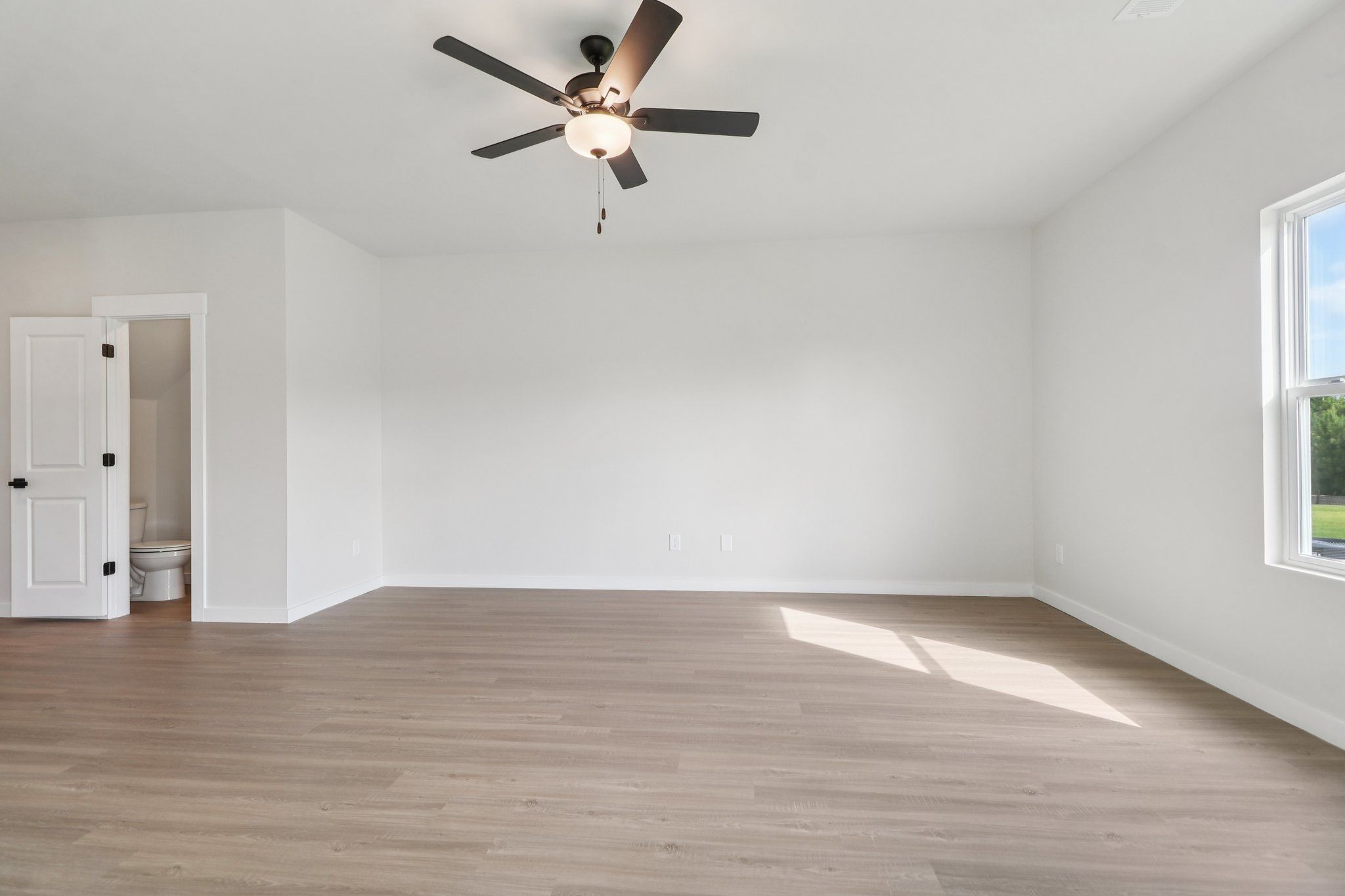 The living room is perfect for hosting