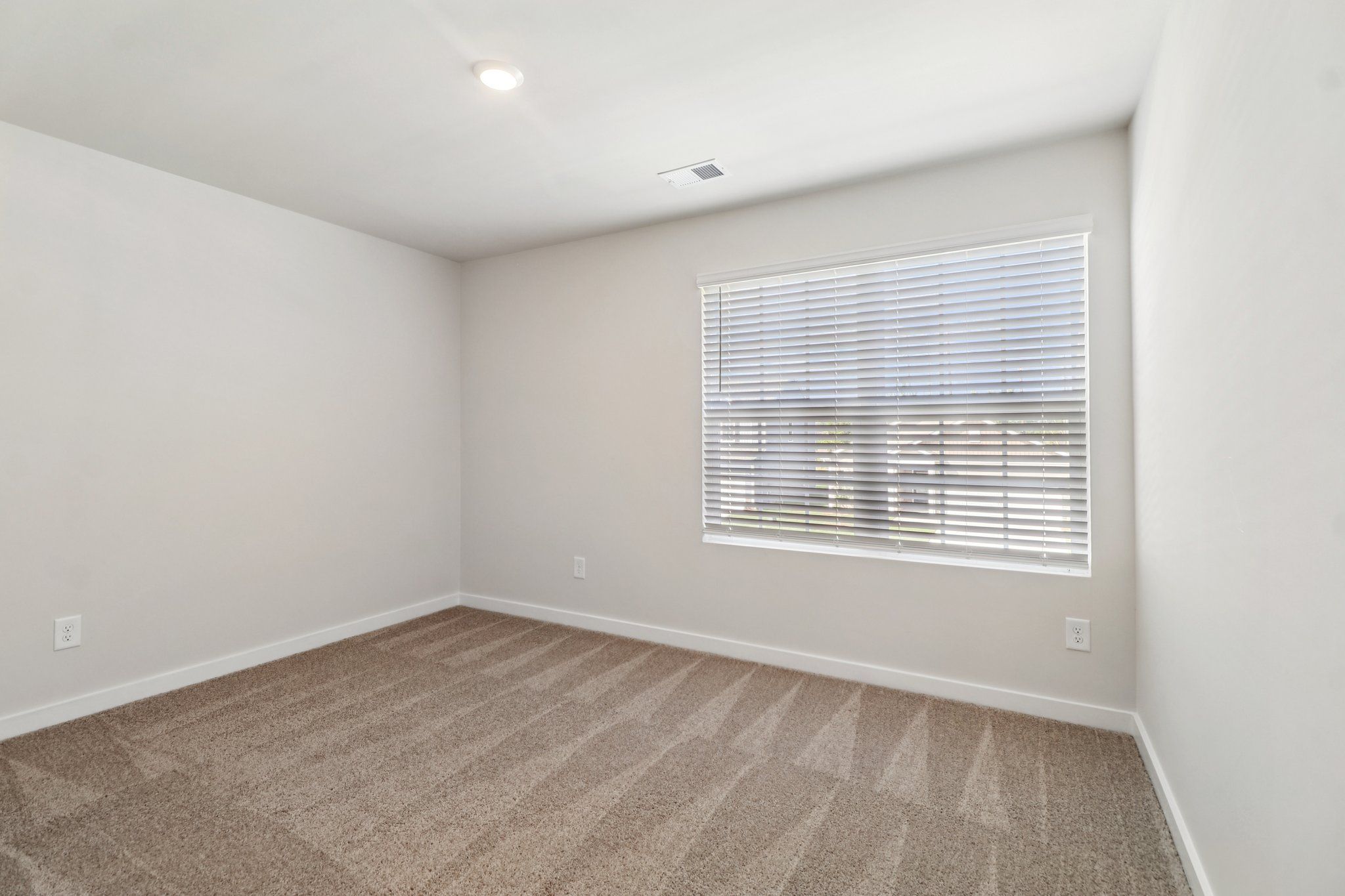 Each bedroom has a window