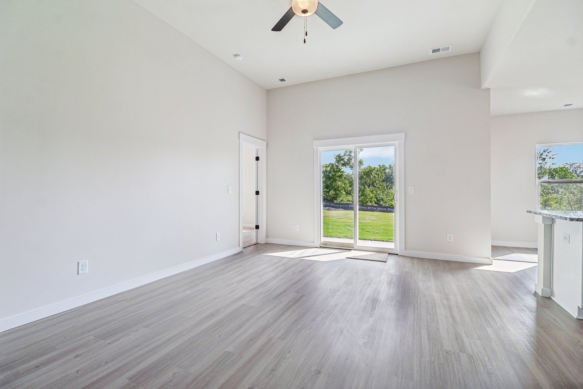 The living room is perfect for hosting