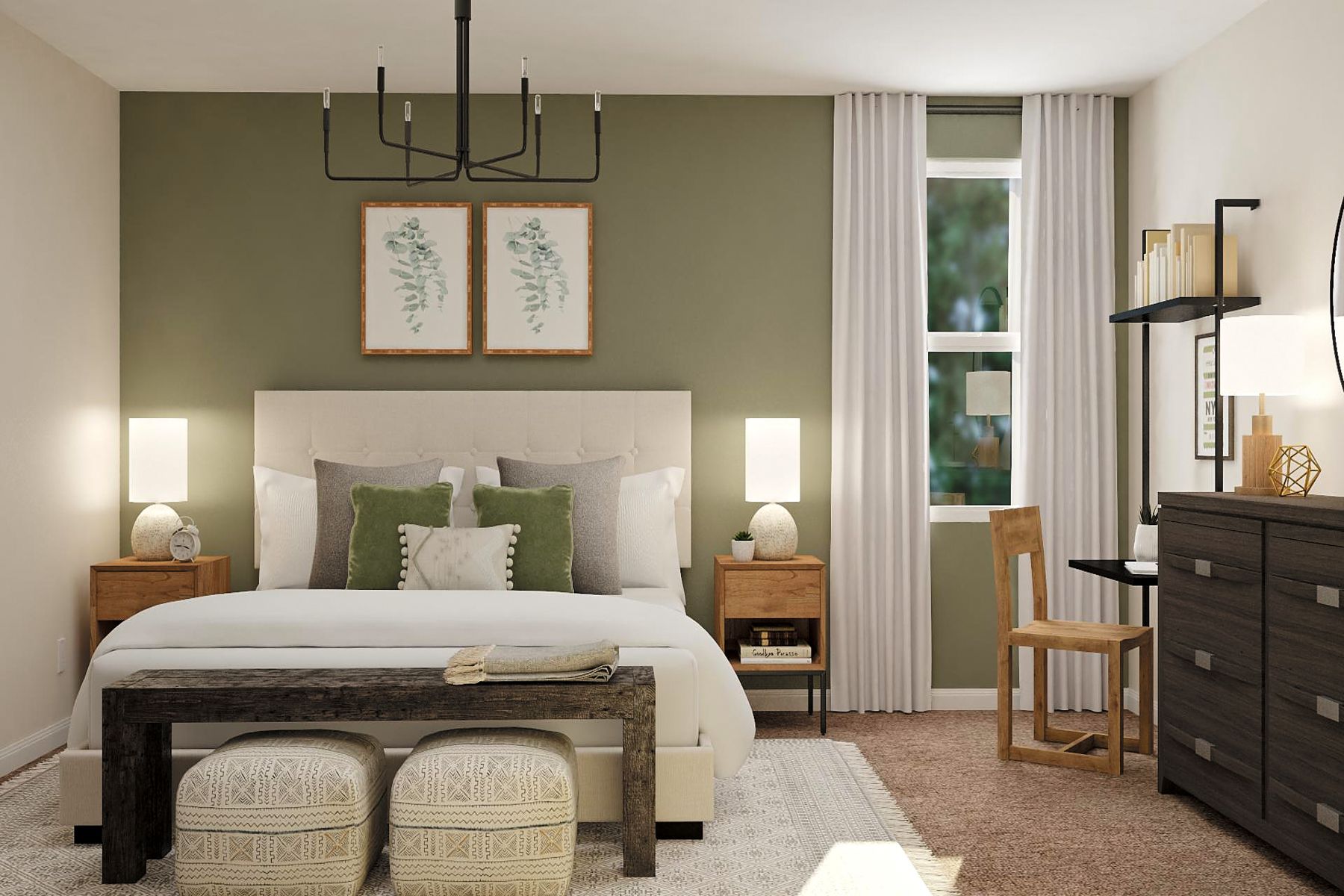 The master suite is the perfect place to relax and unwind.