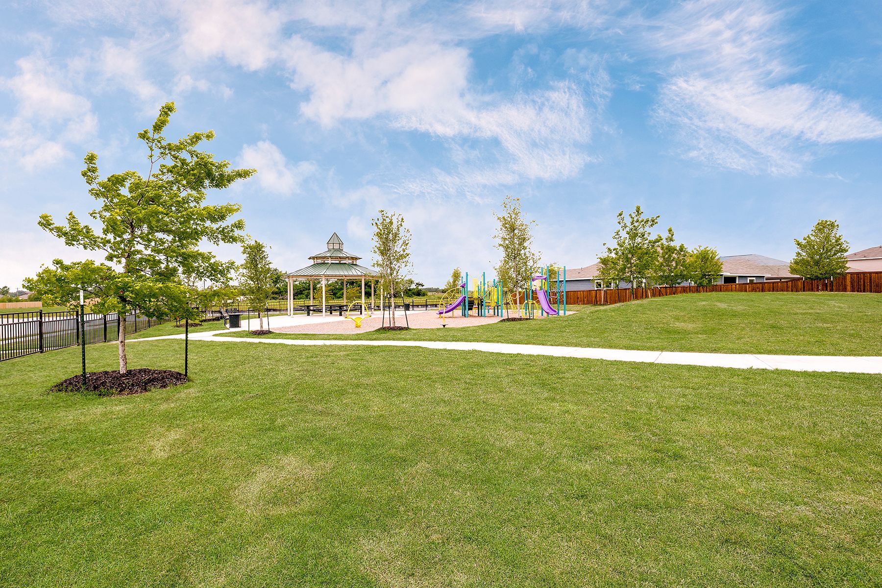 The park has wonderful walking trails.