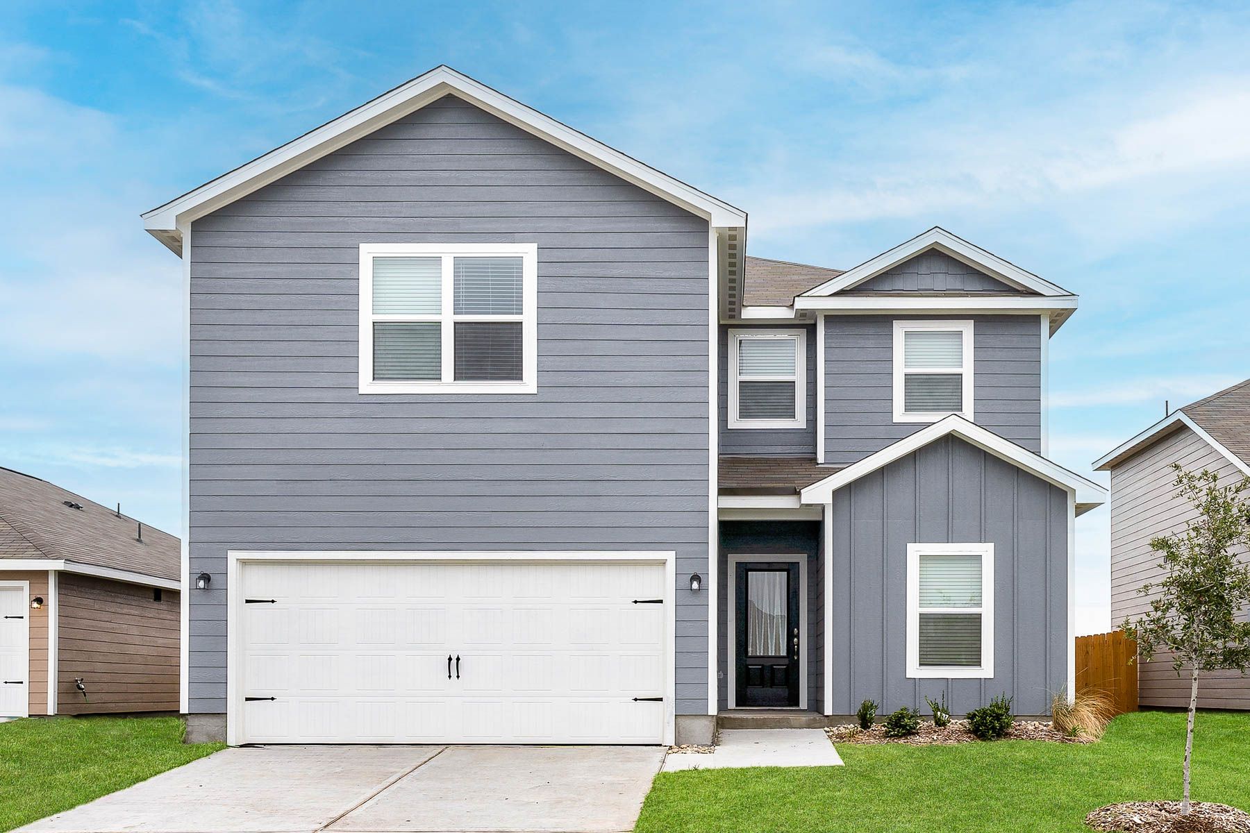The Driftwood is a beautiful one-story siding home.